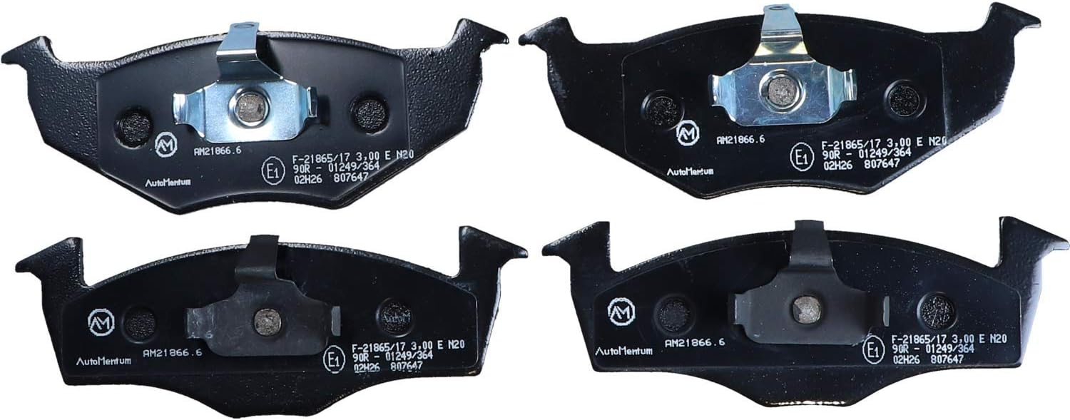 AutoMentum AM21866.6 Bremžu uzliku komplekts VOLKSWAGEN POLO (9N_) 2001-2014 u.c.