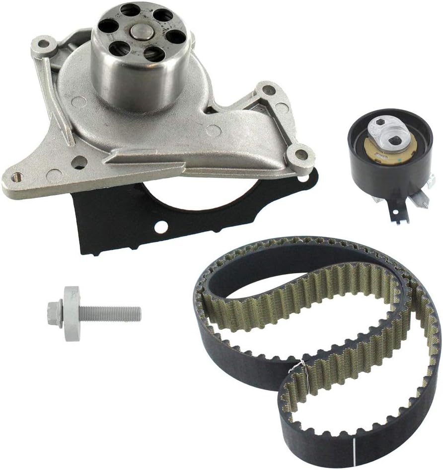 SKF VKMC 06136 - Spriegotāju komplekts ar ūdens sūkni, melns