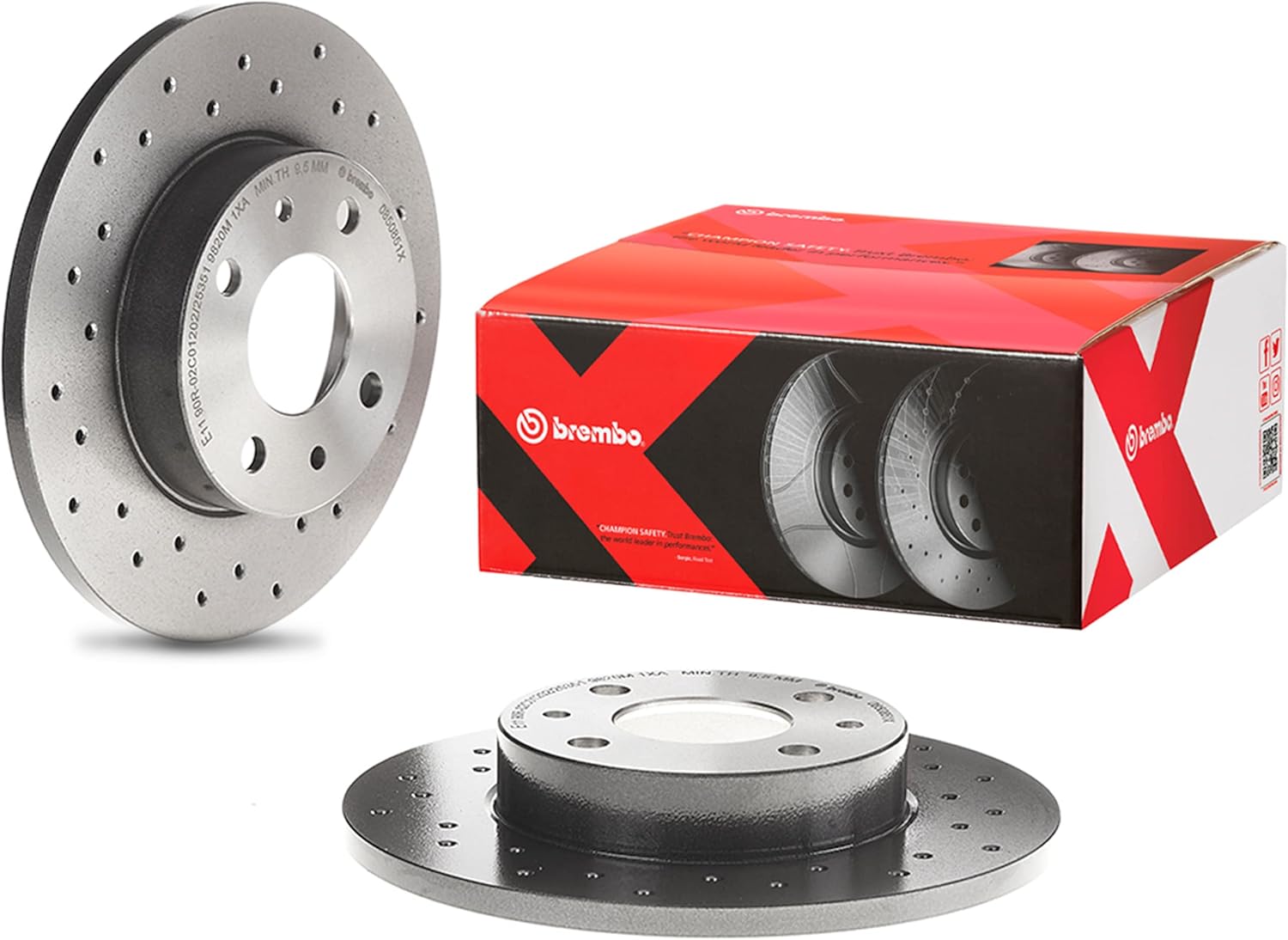 Brembo 08.5085.11 - Bremžu disks ar UV pārklājumu, komplekts no 2gb., priekšējais un aizmugurējais