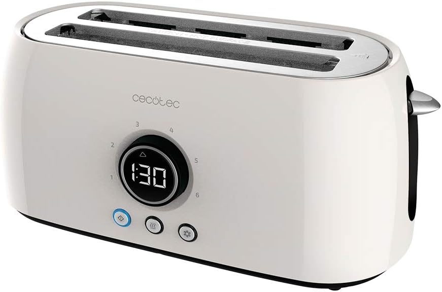 Cecotec 03109 Digital Toast ClassicToast 15000 Beige Extra Double - Tosteris, 1500 W