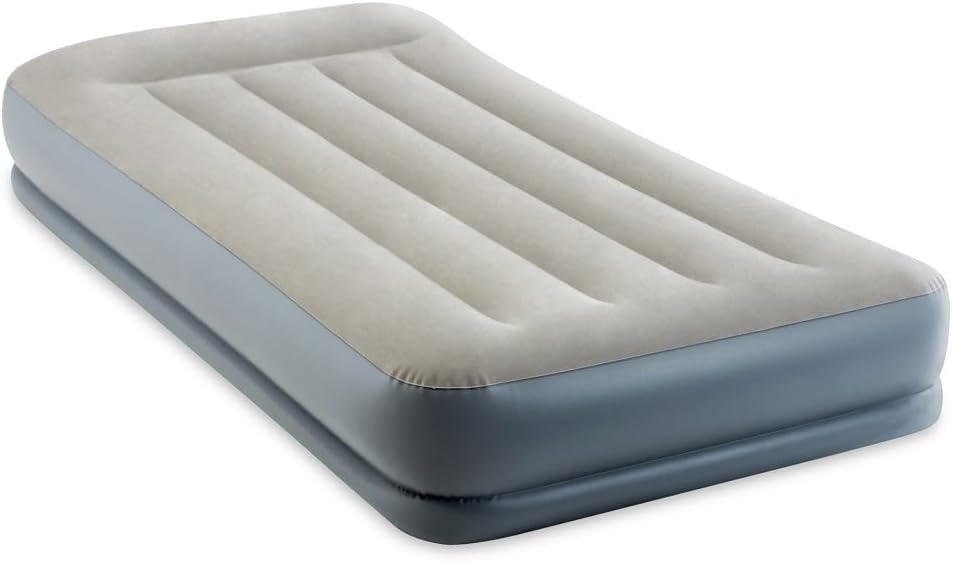 Intex Dura-Beam Pillow Rest – Vienvietīgs pašpiepūšamais matracis, 99x191x30 cm, integrēta spilvena virsma