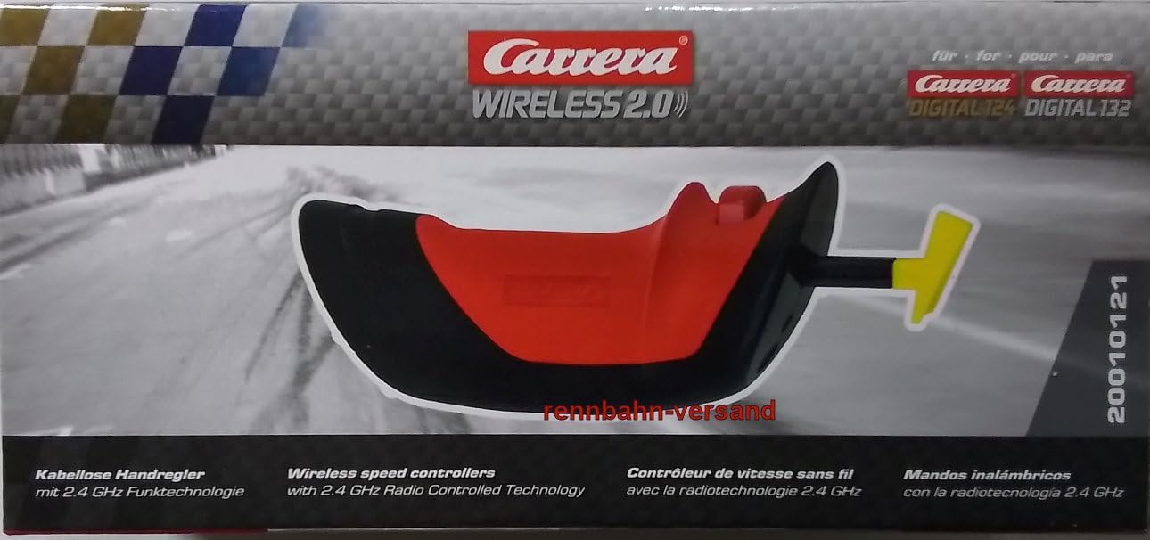 Carrera 20010121 – Bezvadu spēļu vadības pults sacīkšu simulācijai, saderīga ar Digital 132/124