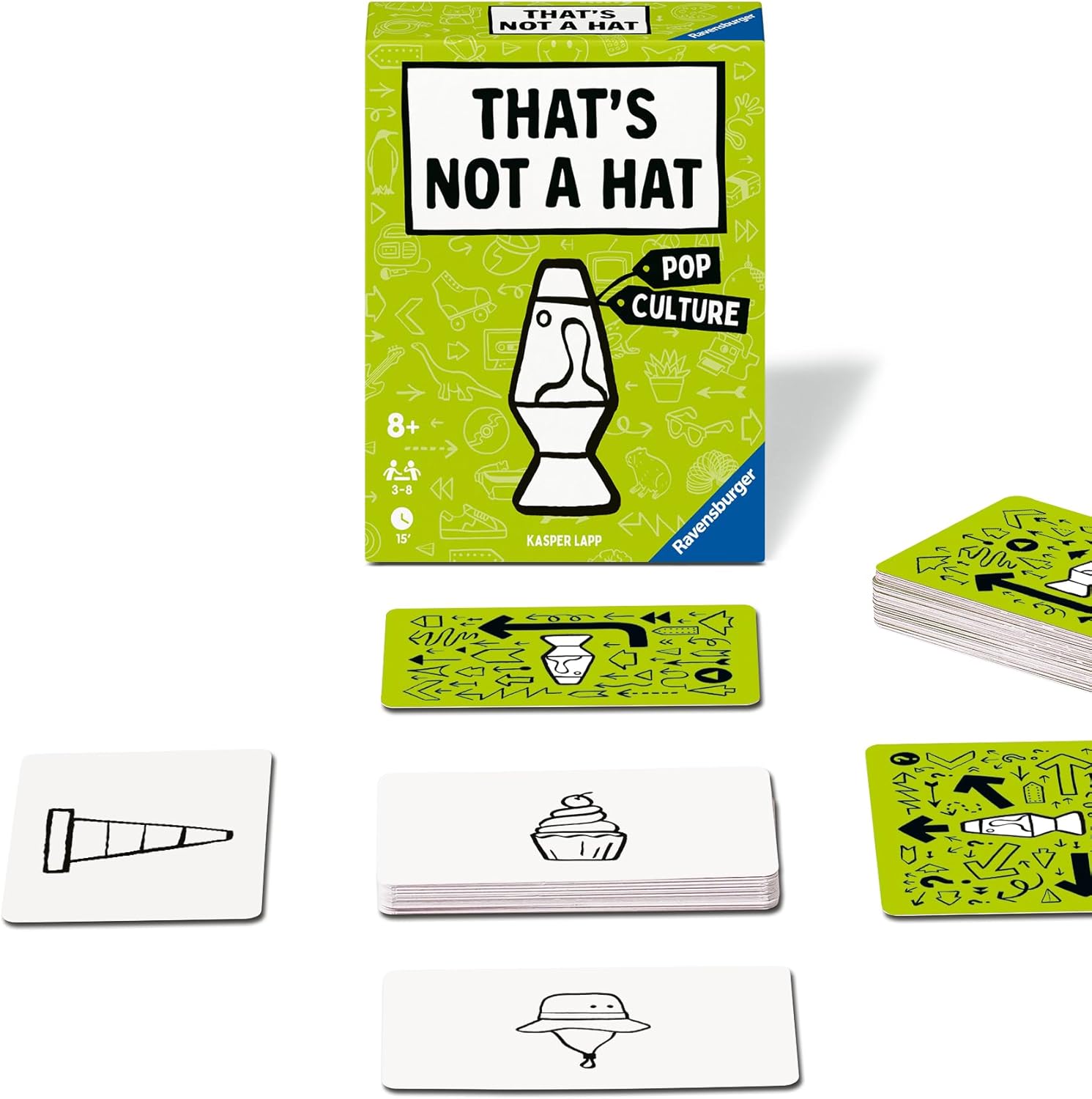 Ravensburger That's Not a Hat – kāršu spēle, 3–8 spēlētājiem