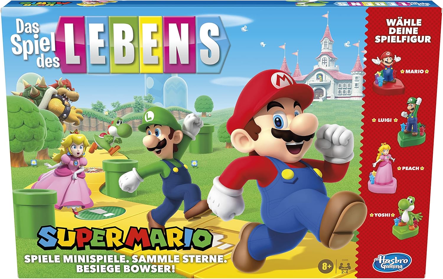 Hasbro The Game of Life Super Mario E9488100 – Galda spēle bērniem, vecums 8+