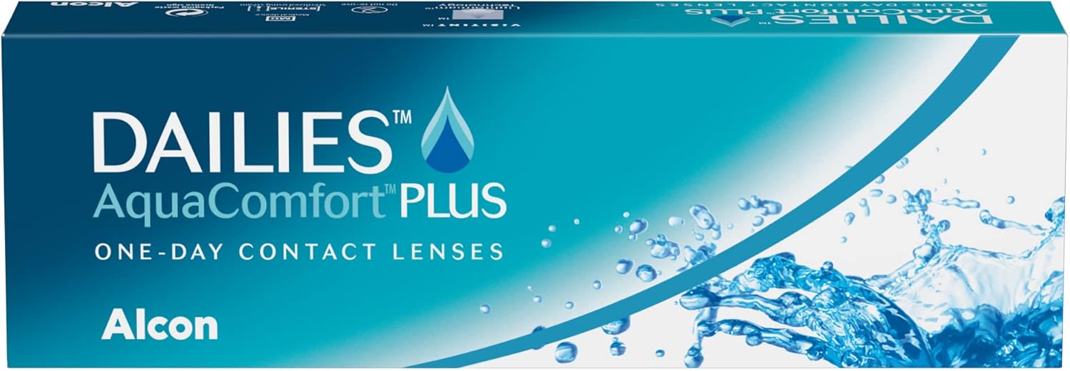 Dailies AquaComfort Plus – Diennakts mīkstās kontaktlēcas, 30 gab, -3.00