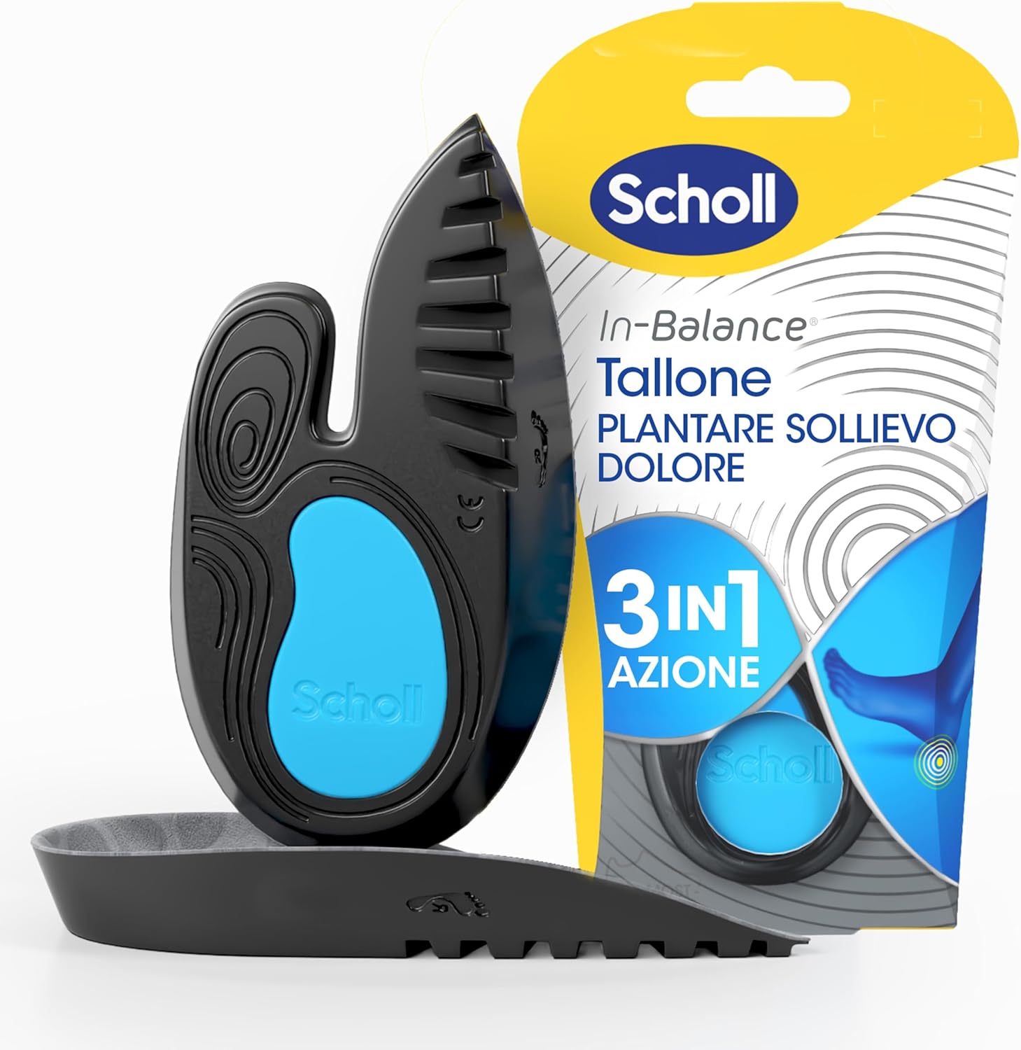 Scholl In-Balance – Ortopēdiskās zolītes papēžiem, izmērs S (37-39.5)