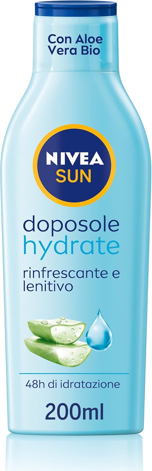 NIVEA SUN After Sun Hydrate – Mitrinošs piens pēc sauļošanās, 200 ml