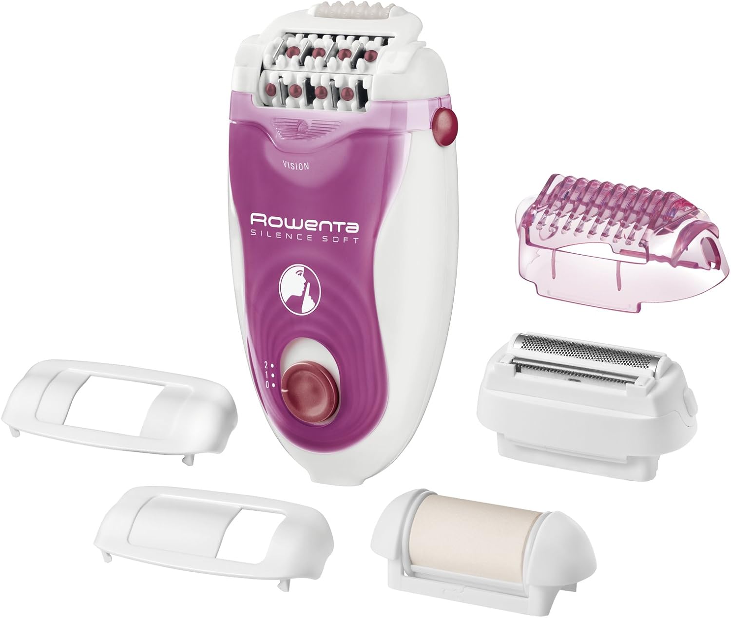 Rowenta EP5660E1 Silence Soft – Epilators, 4,8 W, mikrokontakta tehnoloģija, 7 piederumi