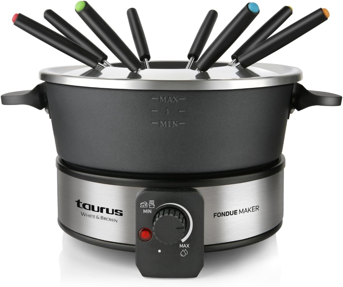 Taurus Home ff2 – Fondī katls 8 personām, 1000 W, nerūsējošais tērauds, 2 L