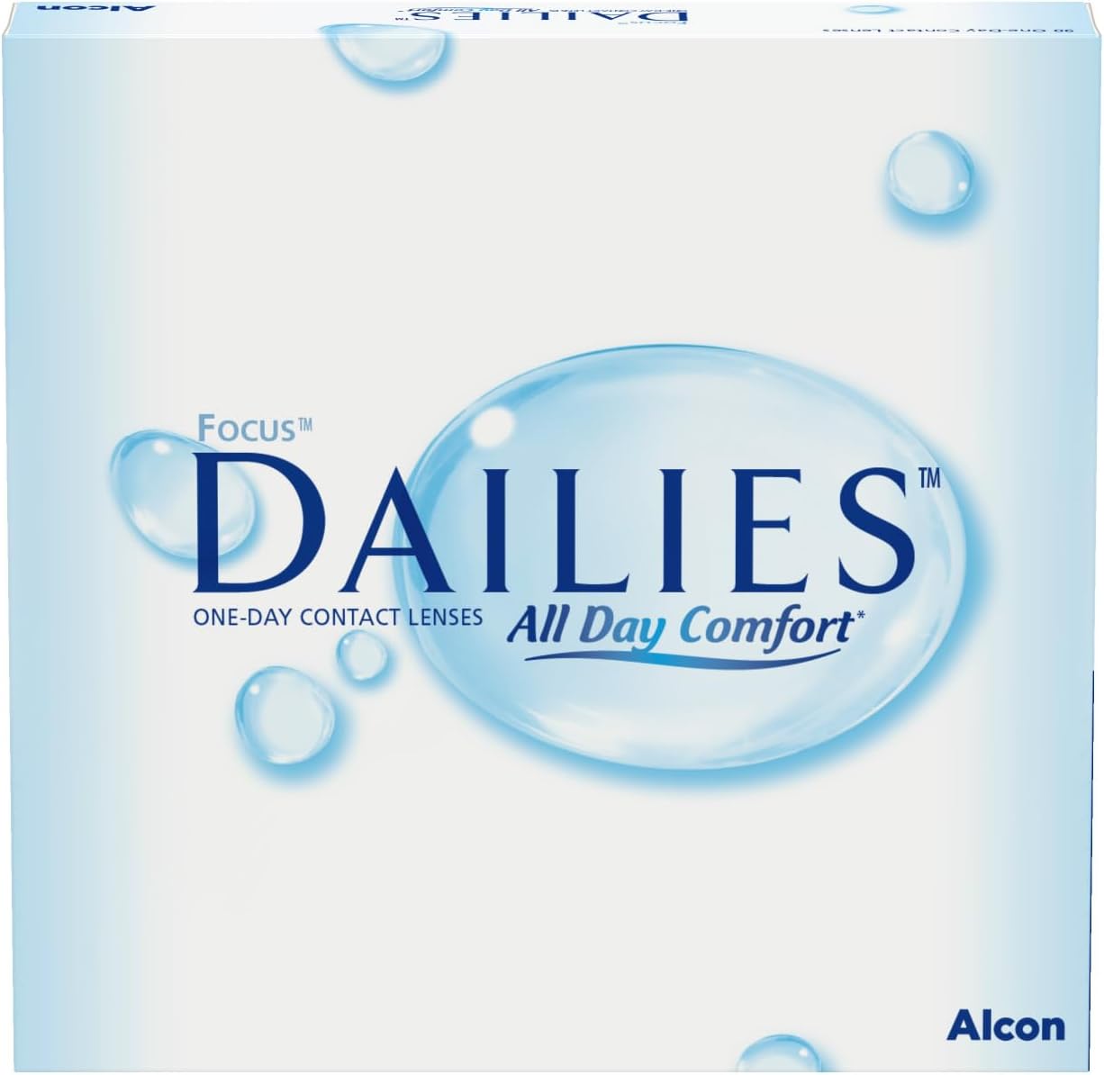 Alcon Dailies All Day Comfort – Ikdienas kontaktlēcas, 3.25 Dioptrijas, 90 gab., BC 8.6 mm, DIA 13.8 mm, mitruma noturība