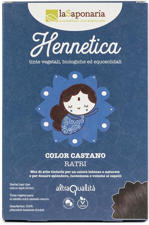 La Saponaria Hennetica – Augu matu krāsviela, intensīva dabiskā krāsa, apjoma palielināšana, vegāna, godīga tirdzniecība, tumši brūna, 100 g