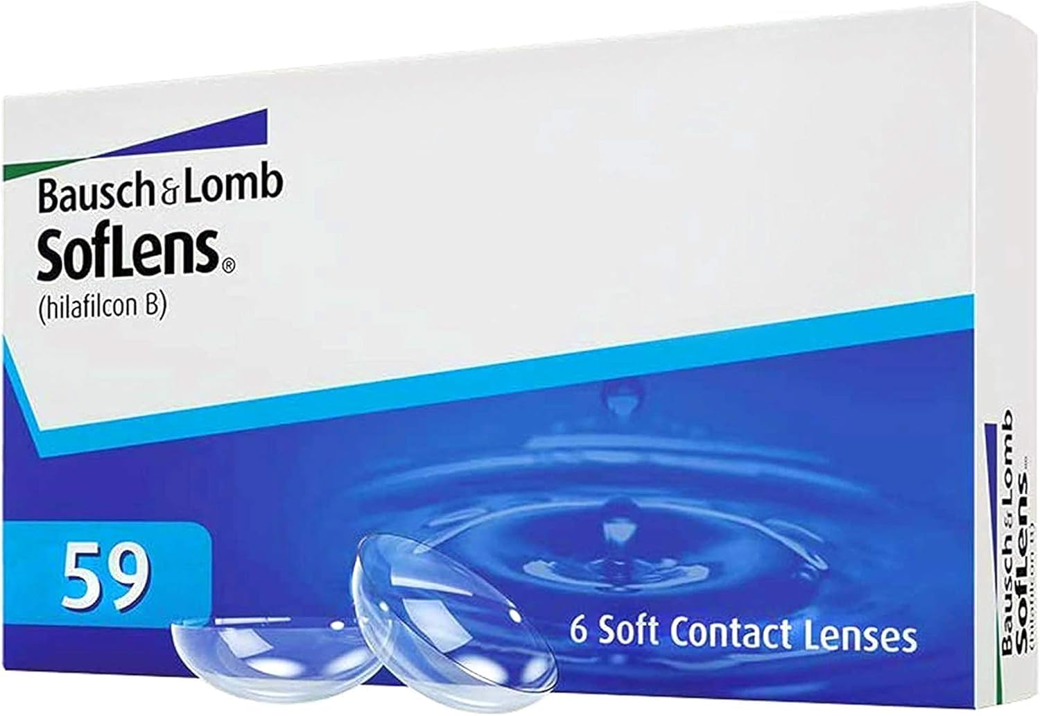 Bausch & Lomb Soflens 59 – Diennakts koriģējošās kontaktlēcas, 6 lēcas, -4,75 dioptrijas, izliekums 8,6 mm, diametrs 14,2 mm