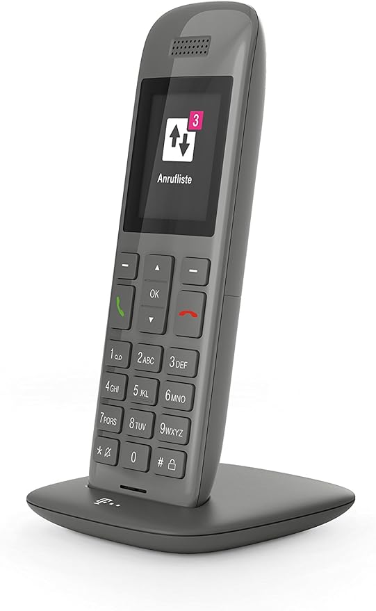 Telekom Speedphone 11 – Universāls bezvadu tālrunis, IP un analogais a/b savienojums, melns
