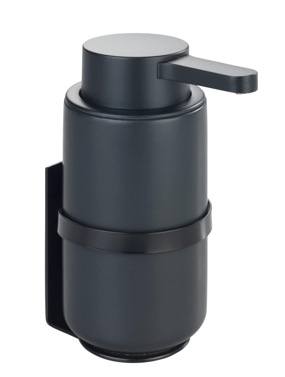 WENKO Woya - Sienas keramikas ziepju trauks, melns, 250 ml