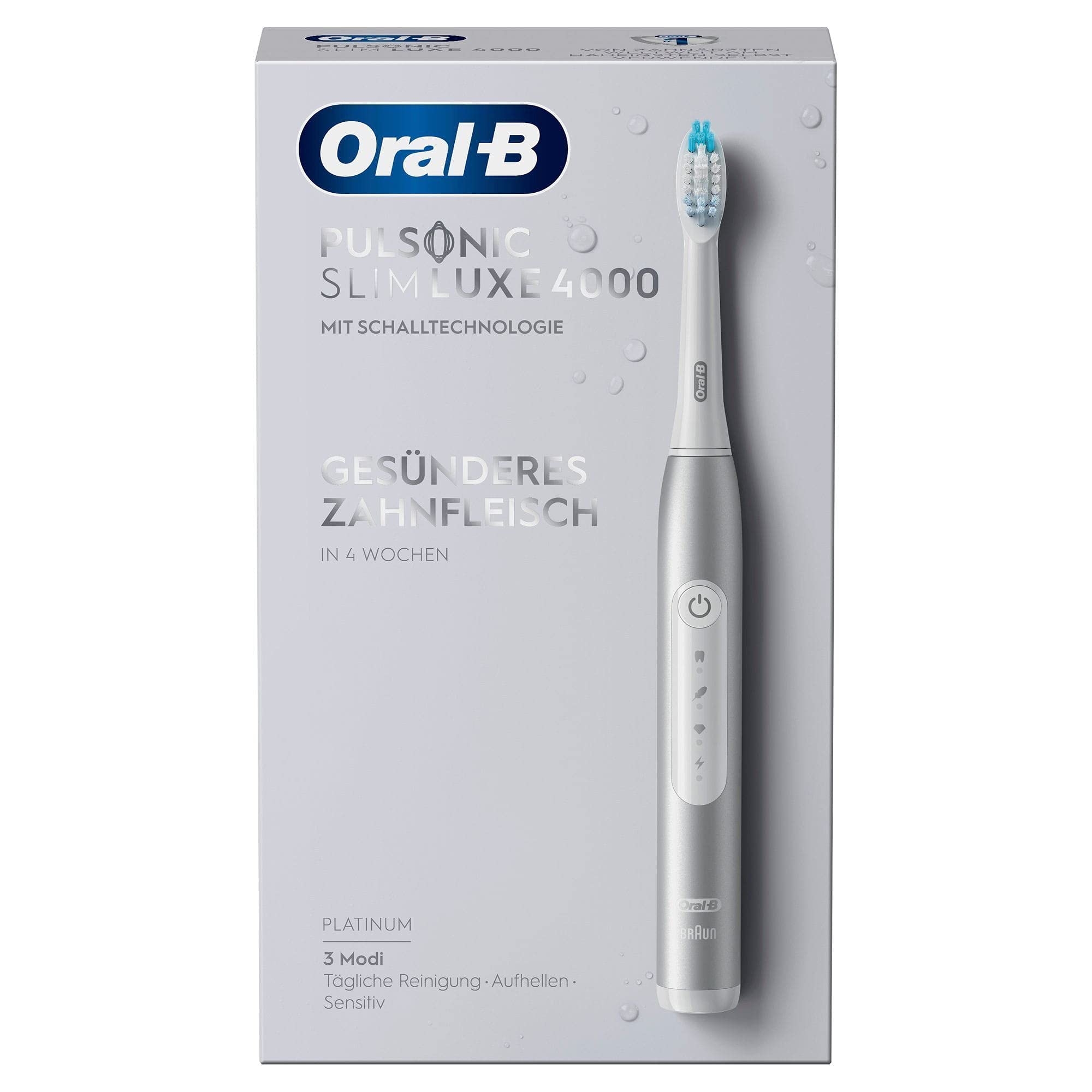 Oral-B Pulsonic Slim Luxe 4000 - Elektriskais sonic zobu birste ar 3 tīrīšanas režīmiem