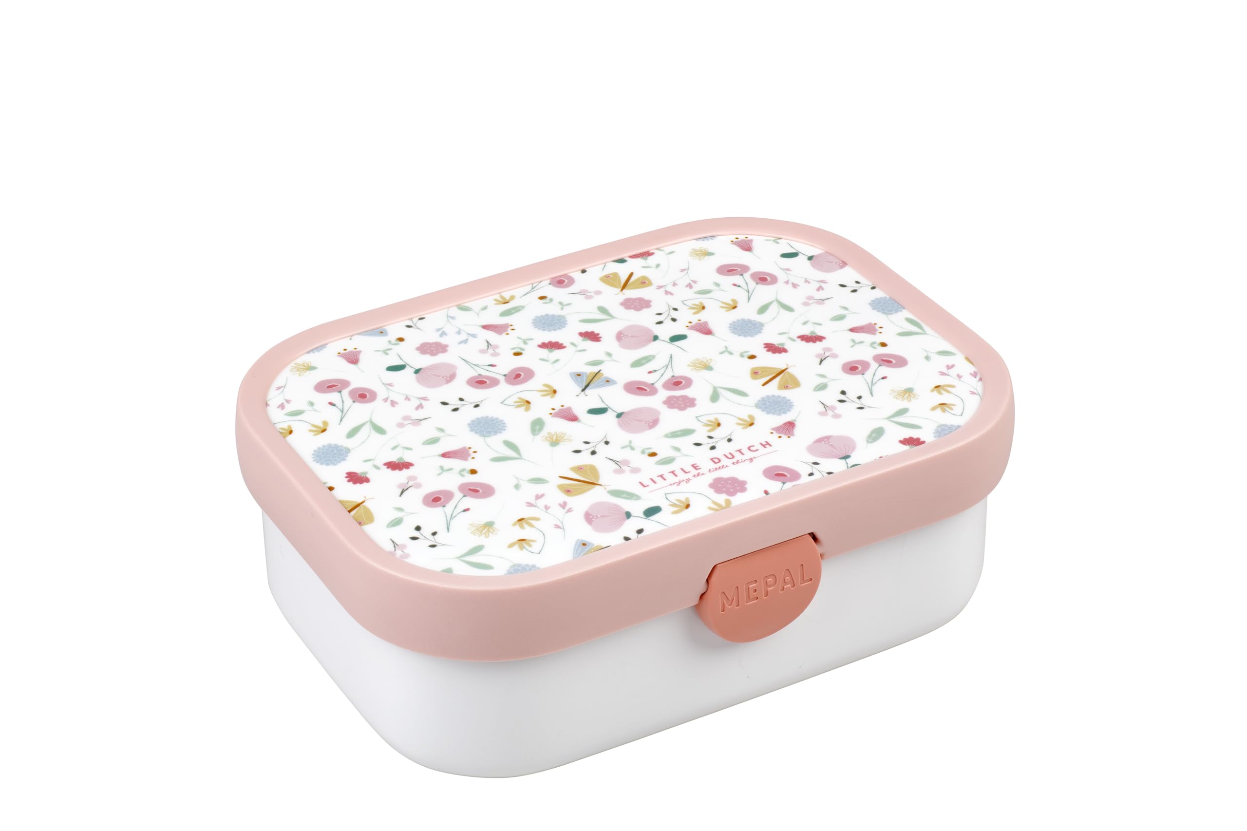 Mepal - Pusdienu kārba Flowers & Butterflies, 750 ml ar nodalījumiem un dakšiņu