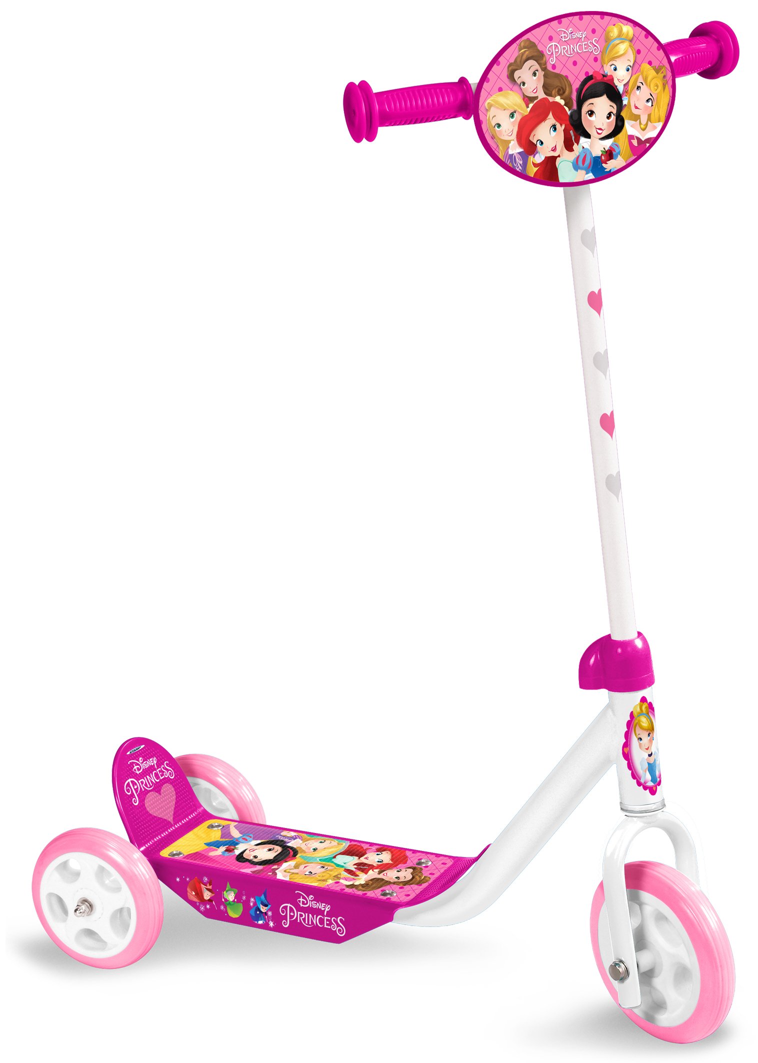 Stamp Disney Princess J100078 - Bērnu skrejritenis ar regulējamu stūri, rozā