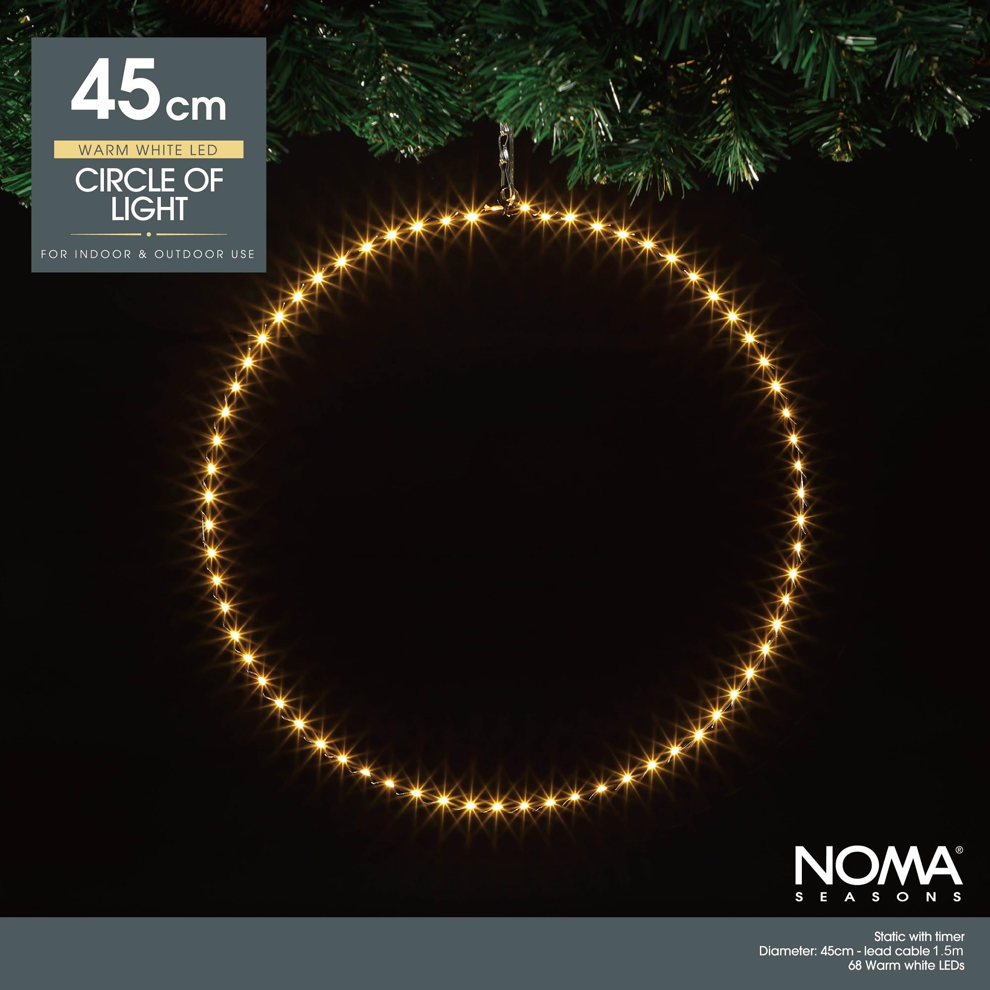 Noma 2521038NG - LED apgaismojuma dekorācija iekštelpām un ārā, 45 cm