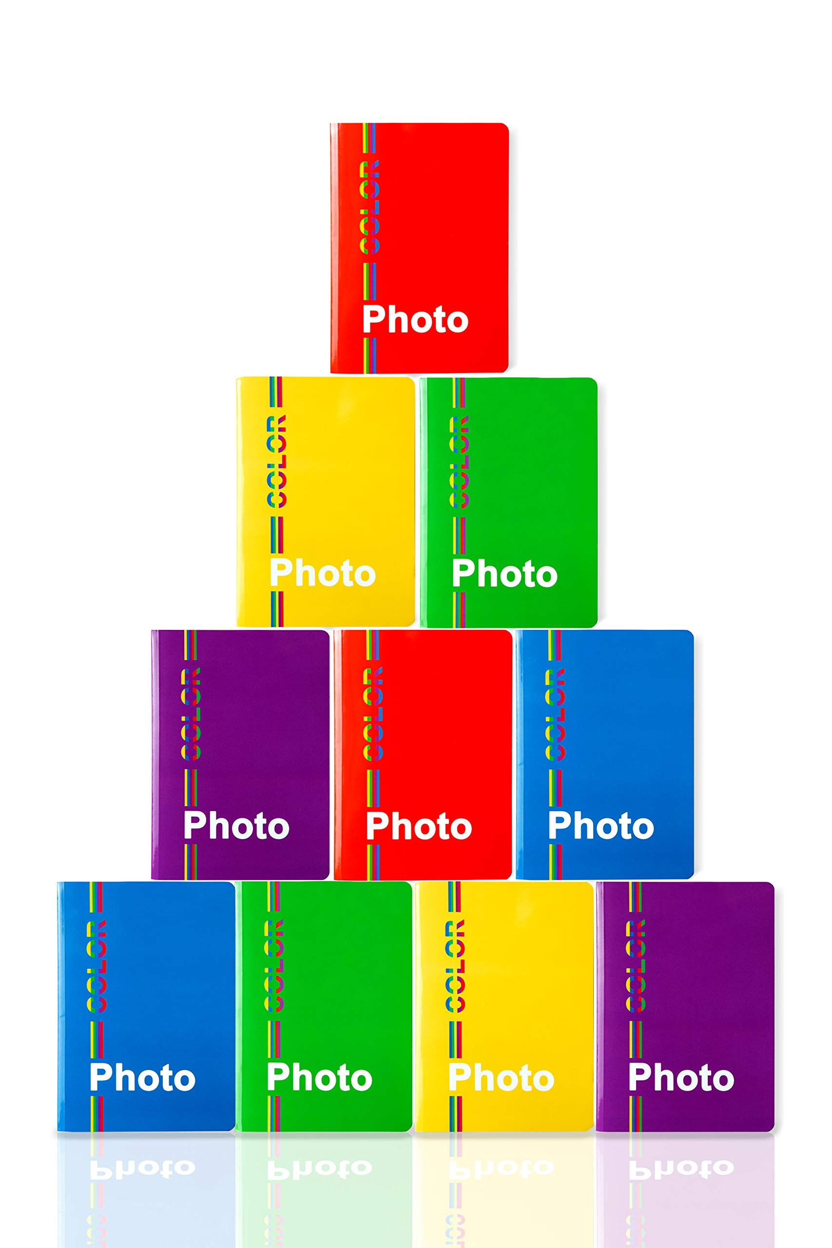 Generico - Mini fotoalbumi, iesējums kartonā, 400 foto, 10x15 cm, 10 gab., Itālijā ražoti