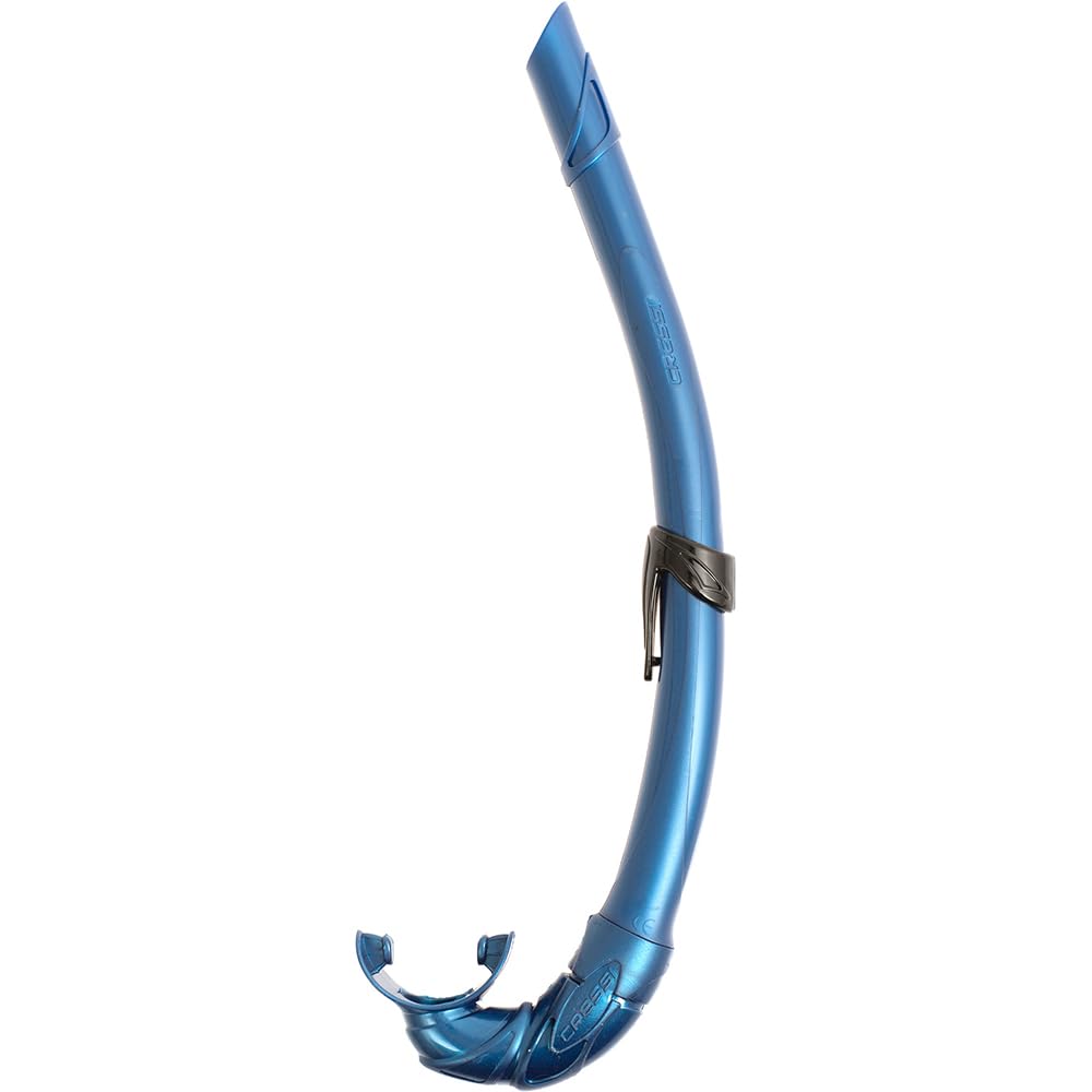 Cressi Corsica EG268555 - Elastīgs snorkelis zemūdens niršanai, zilā krāsā