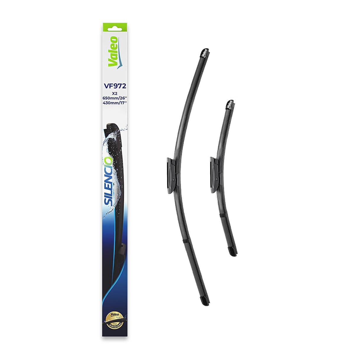 VALEO Silencio 77972 - Logu slotiņu komplekts automobilim ,650mm un 430mm