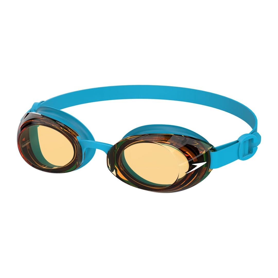 Speedo Jet 2.0 Junioru uniseksa - Peldēšanas brilles, Azure Blue, viena izmēra