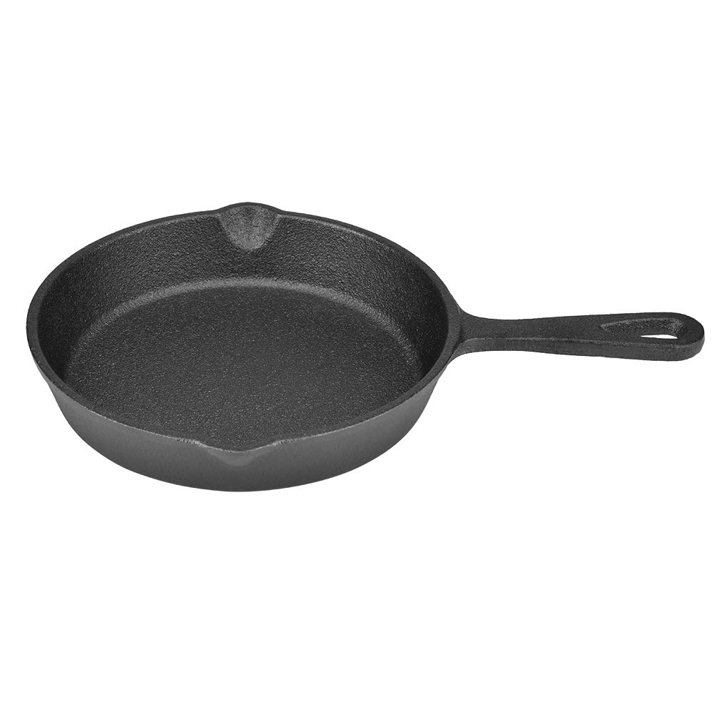 Ymiko - Čuguna panna ar ergonomisku rokturi, 16 cm, melna