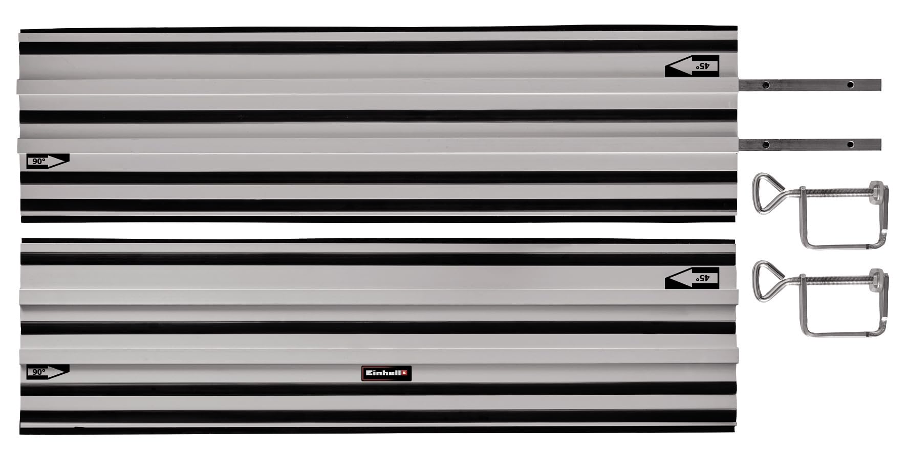 Einhell 4502118 - Vadības sliede, 2 gabali, 100 cm, sudraba krāsā