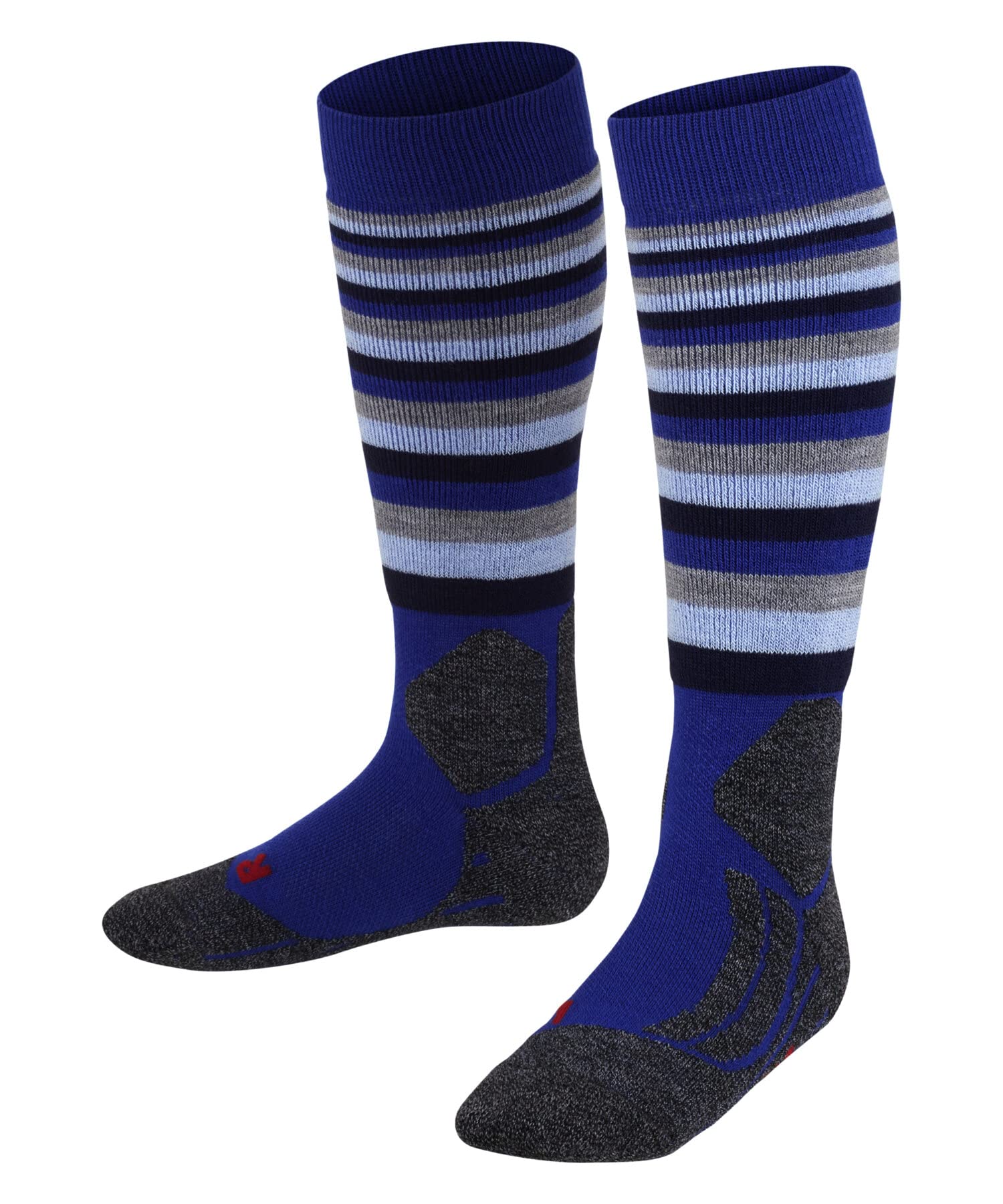 FALKE 11532 - Unisex bērnu SK2 slēpošanas zeķes ar merino vilnu, siltuma regulēšana, pret smaku, 31-34 izmērs, zils