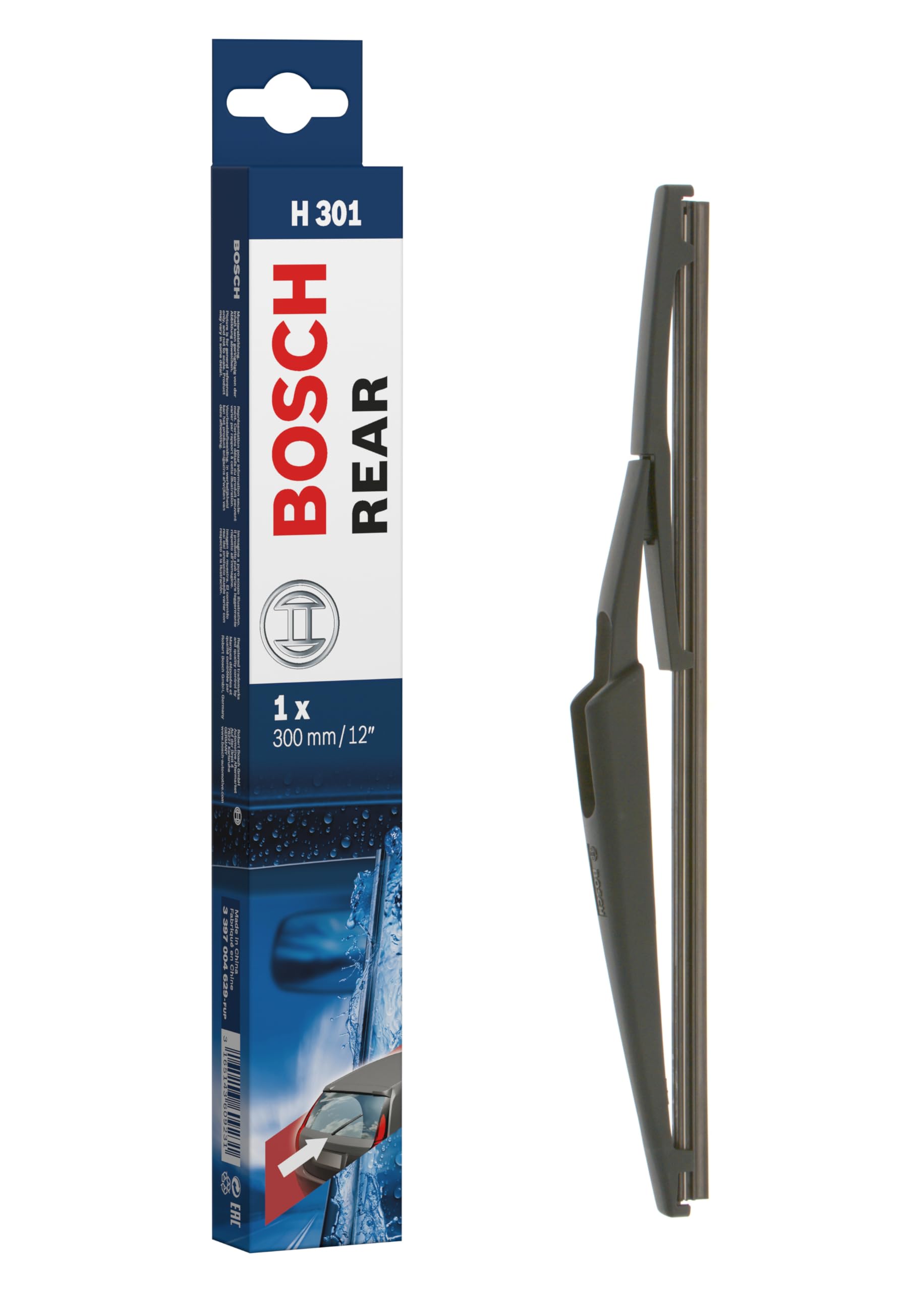 Bosch H301 - aizmugurējais logu slotiņa, 300mm, viens gabals