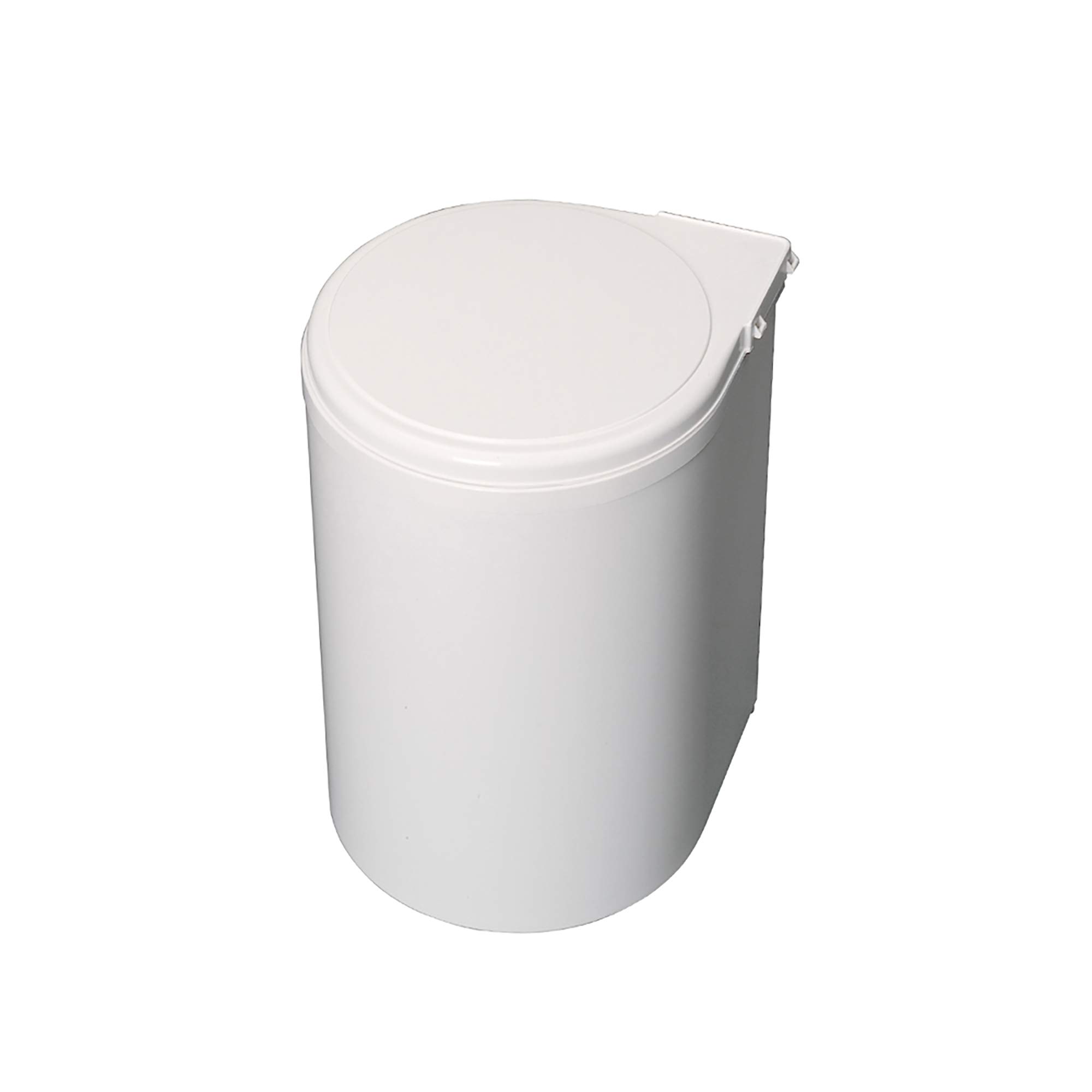 Emuca 8035815 - Atkritumu tvertne ar automātisko vāku, 13L, balta