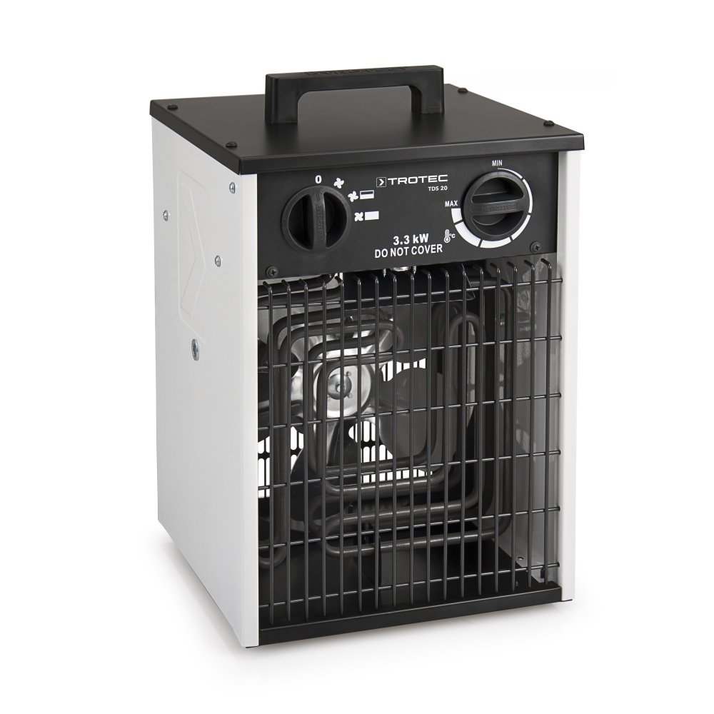 TROTEC 1410000015 TDS 20 - Elektriskais sildītājs ar 3,3 kW un iebūvētu termostatu