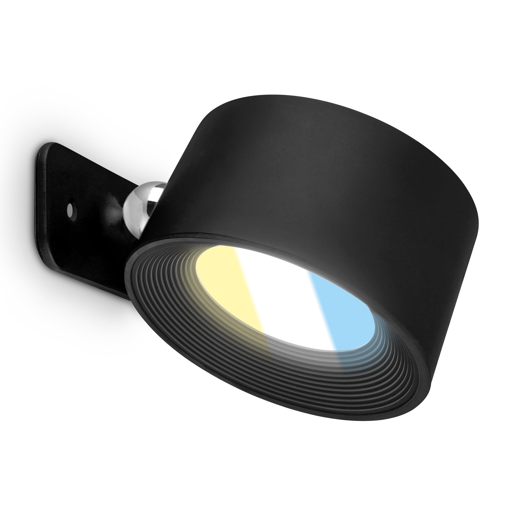BRILONER 2599015 - Bezvadu LED sienas lampa akumulatora darbībā, magnētiski piestiprināma, 360 grādu grozāma