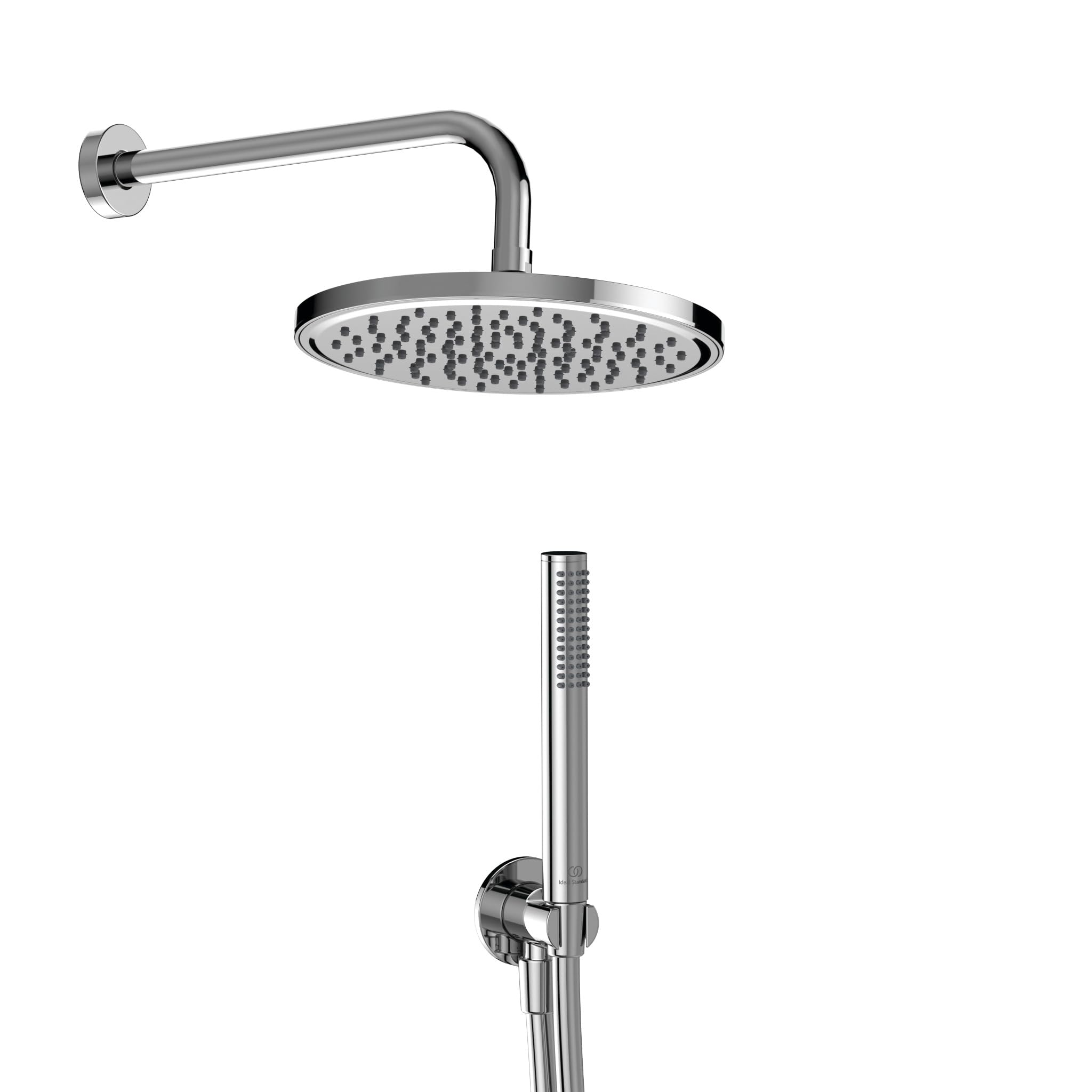 Ideal Standard BD778AA - dušas komplekts, apaļš, 5-daļīgs, vannasistabai, hromēts