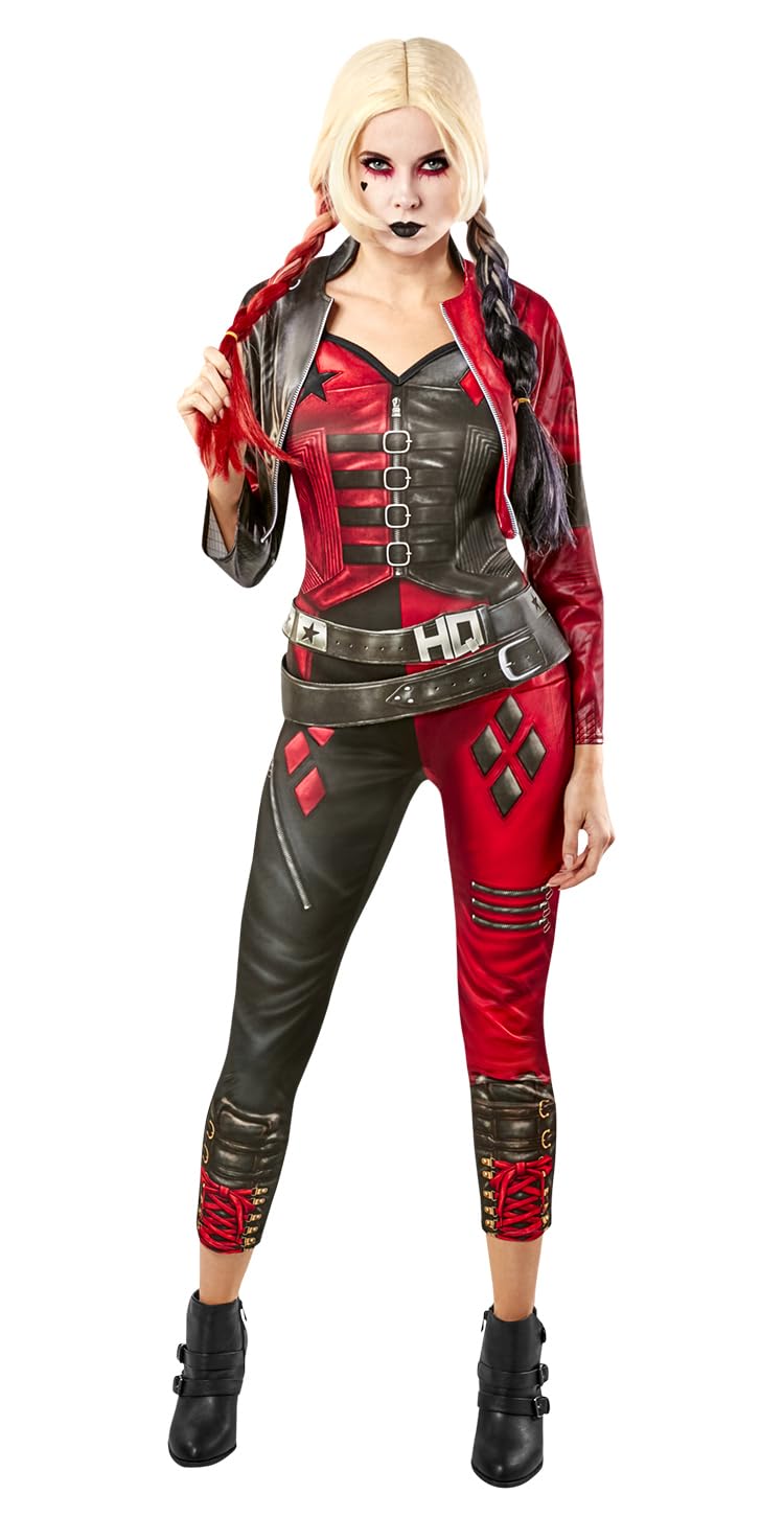 Rubies  I-702703XS - Oficiālais Harley Quinn sieviešu kostīms, Karnevāls, Suicide Squad 2, XS, daudzkrāsains