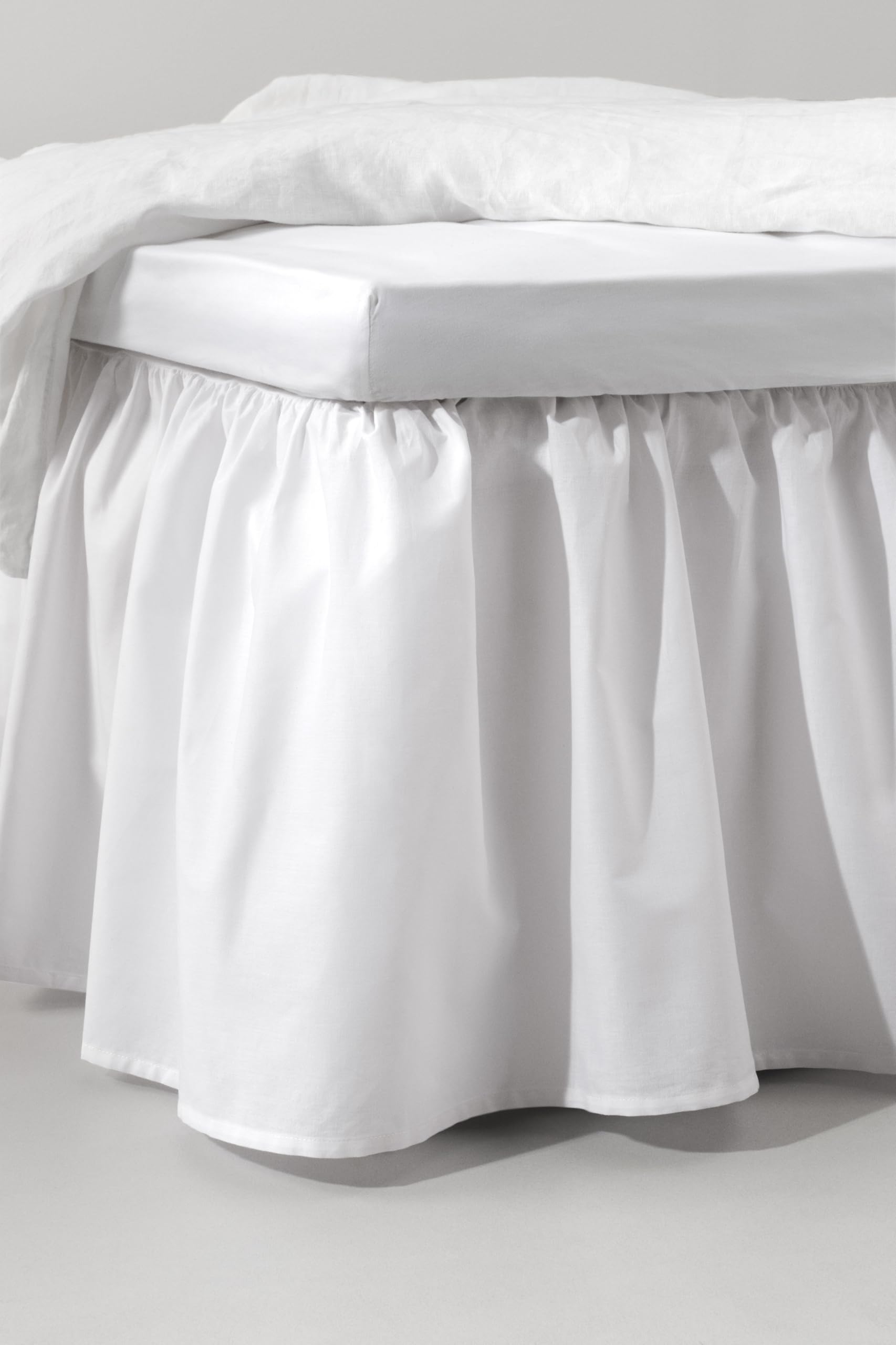 Jotex 1045230 - organiskās kokvilnas gultas pārlaidums, 45 cm augsts, 120x200 cm, balts