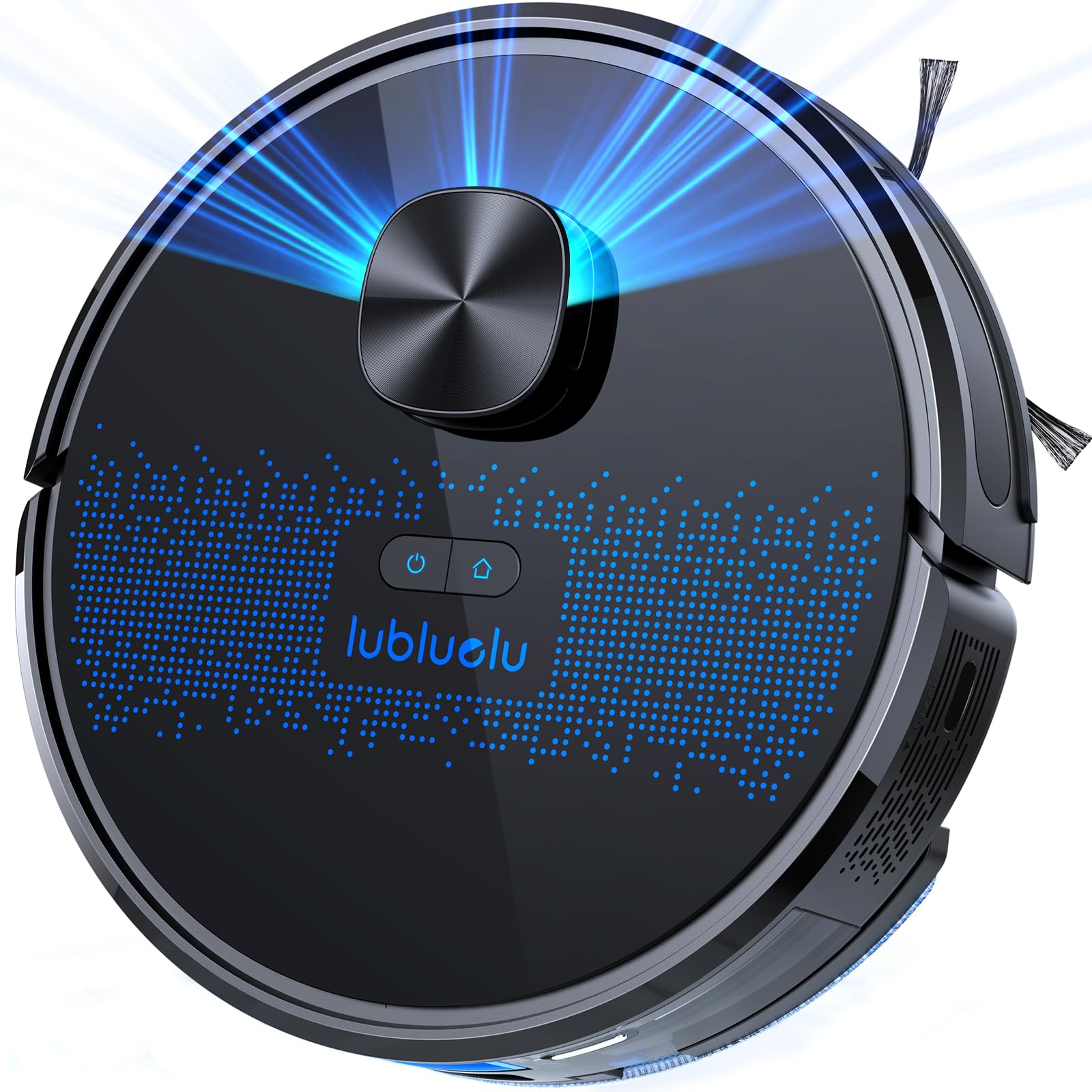 Lubluelu SL60D - Robota putekļsūcējs ar mopa funkciju, 4500Pa, lāzera navigācija ar 5 kartēm, 55 dB