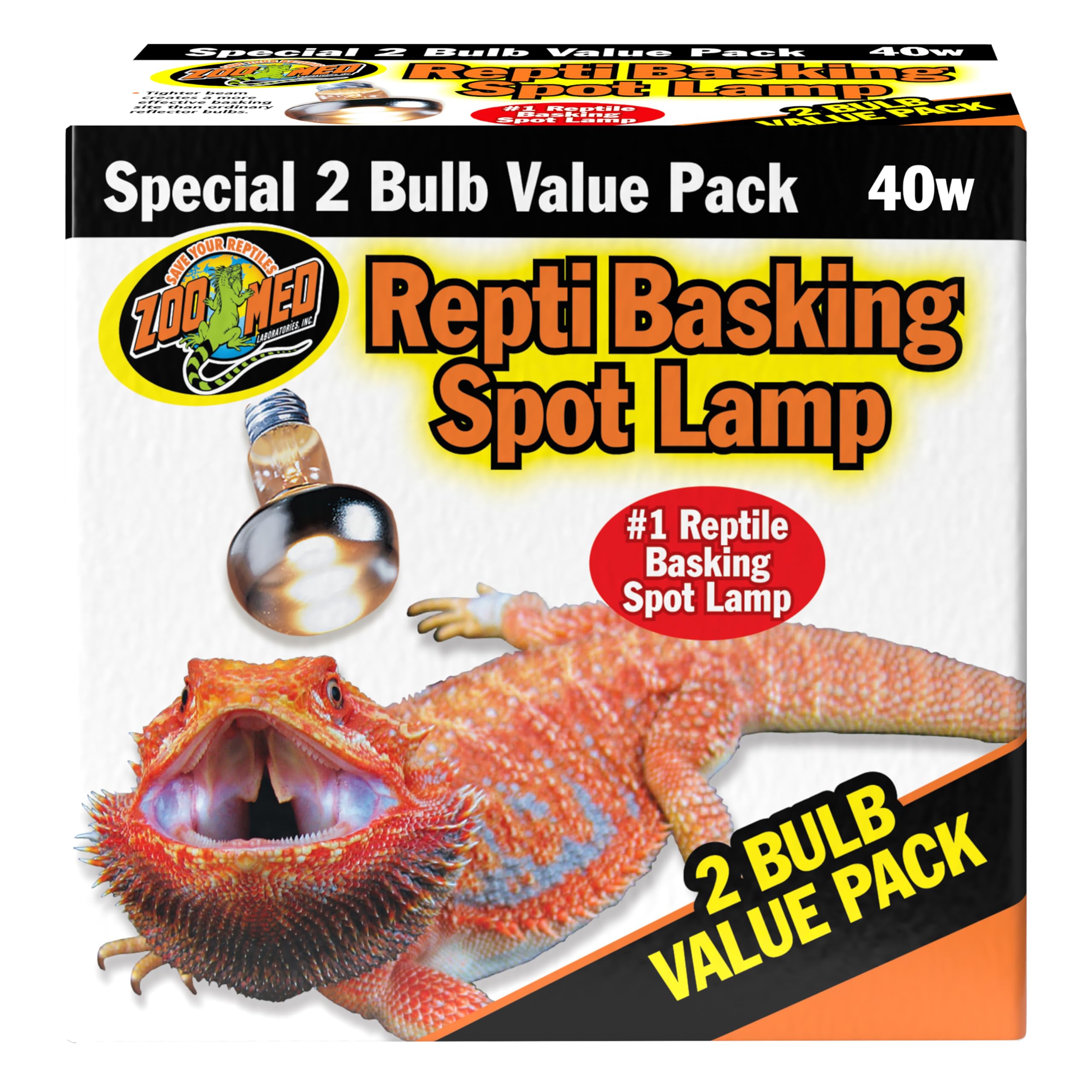 Zoo Med Repti Basking Spot SL2-40 - Spuldze 40W, divi gabali, rāpuļiem