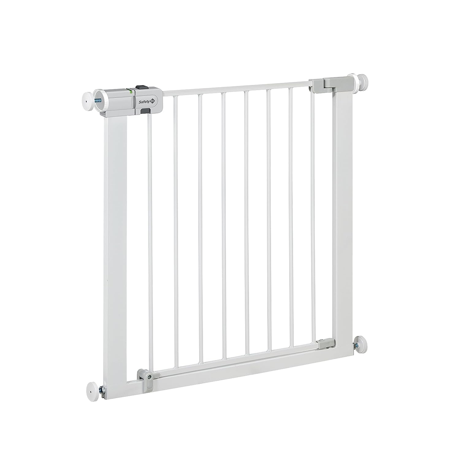 Safety 1st SecureTech 24754315 - Metāla drošības vārti bērniem bez urbšanas, platums 73–80 cm, balti