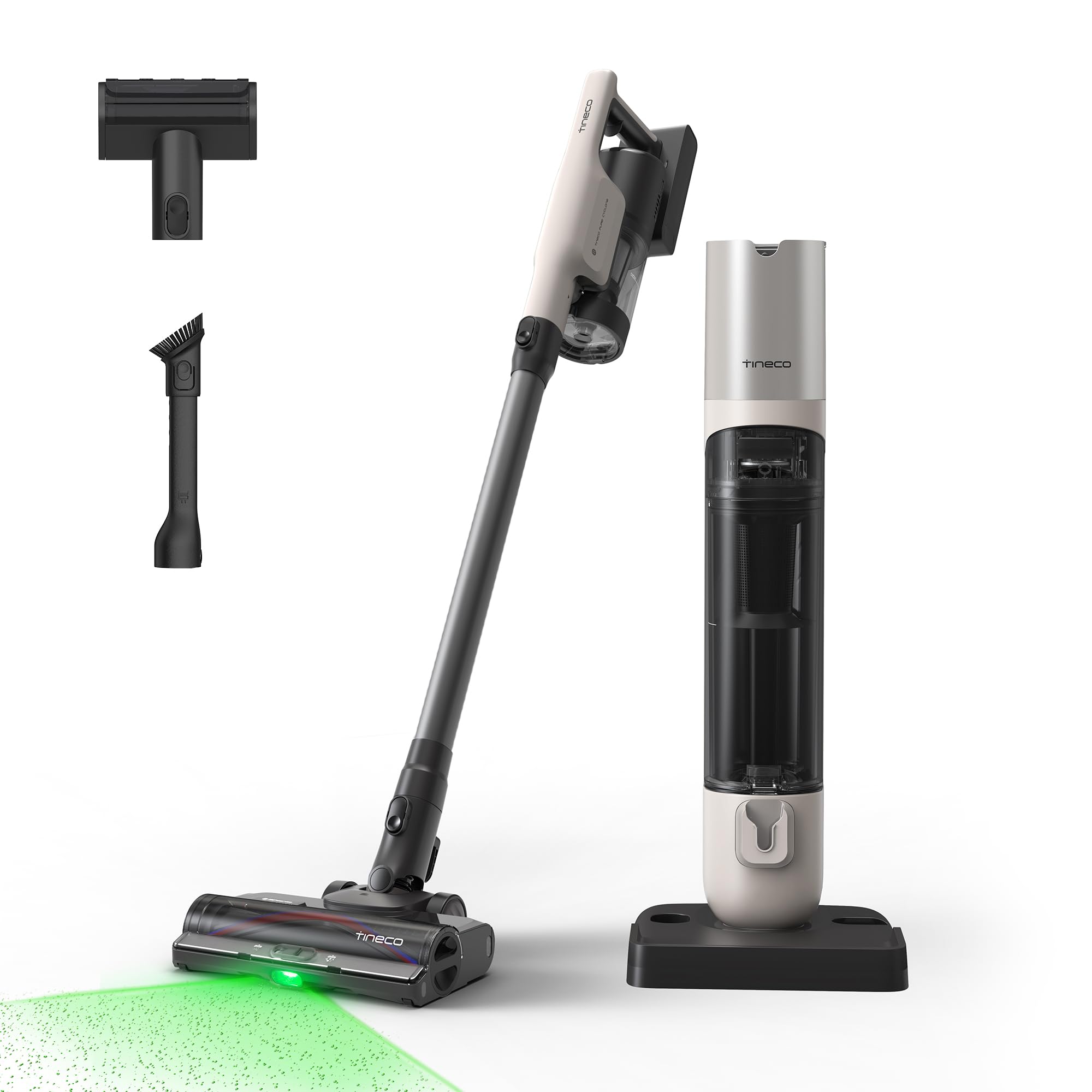 Tineco Pure ONE Station 5 PRO - bezvadu putekļsūcējs ar pašattīrīšanu, 200 AW