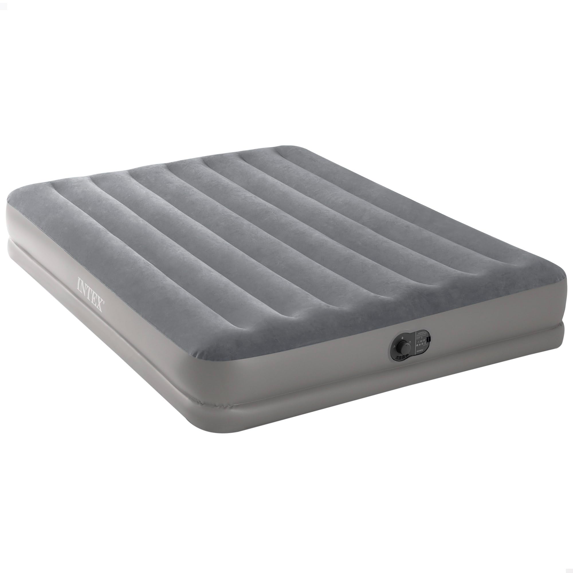 Intex Dura-Beam Prestige Mid-Rise - Pašpiepūšamā divvietīgā gaisa gulta ar USB pumpi, 152x203x30 cm