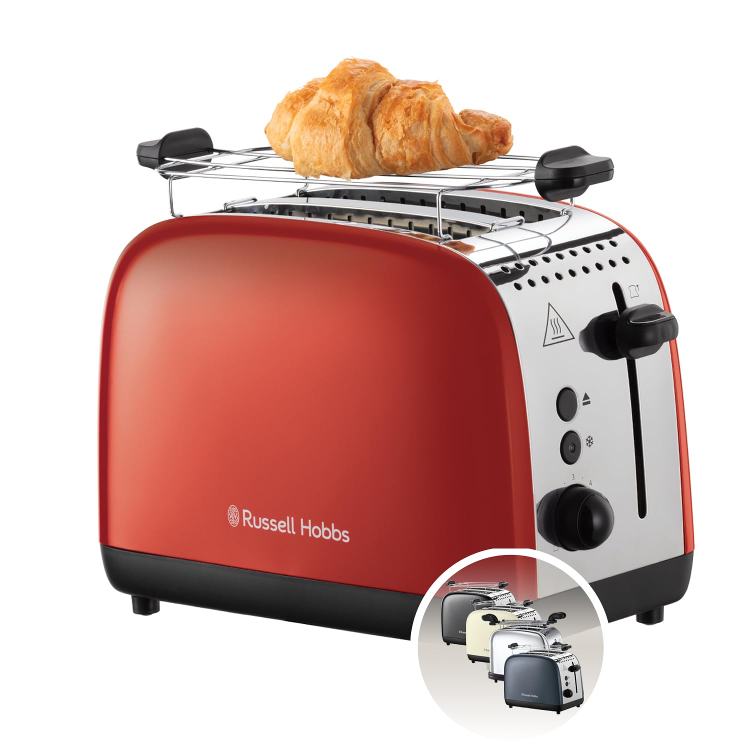 Russell Hobbs 26554-56 - tosteris 2 šķēlēm, 1600 w
