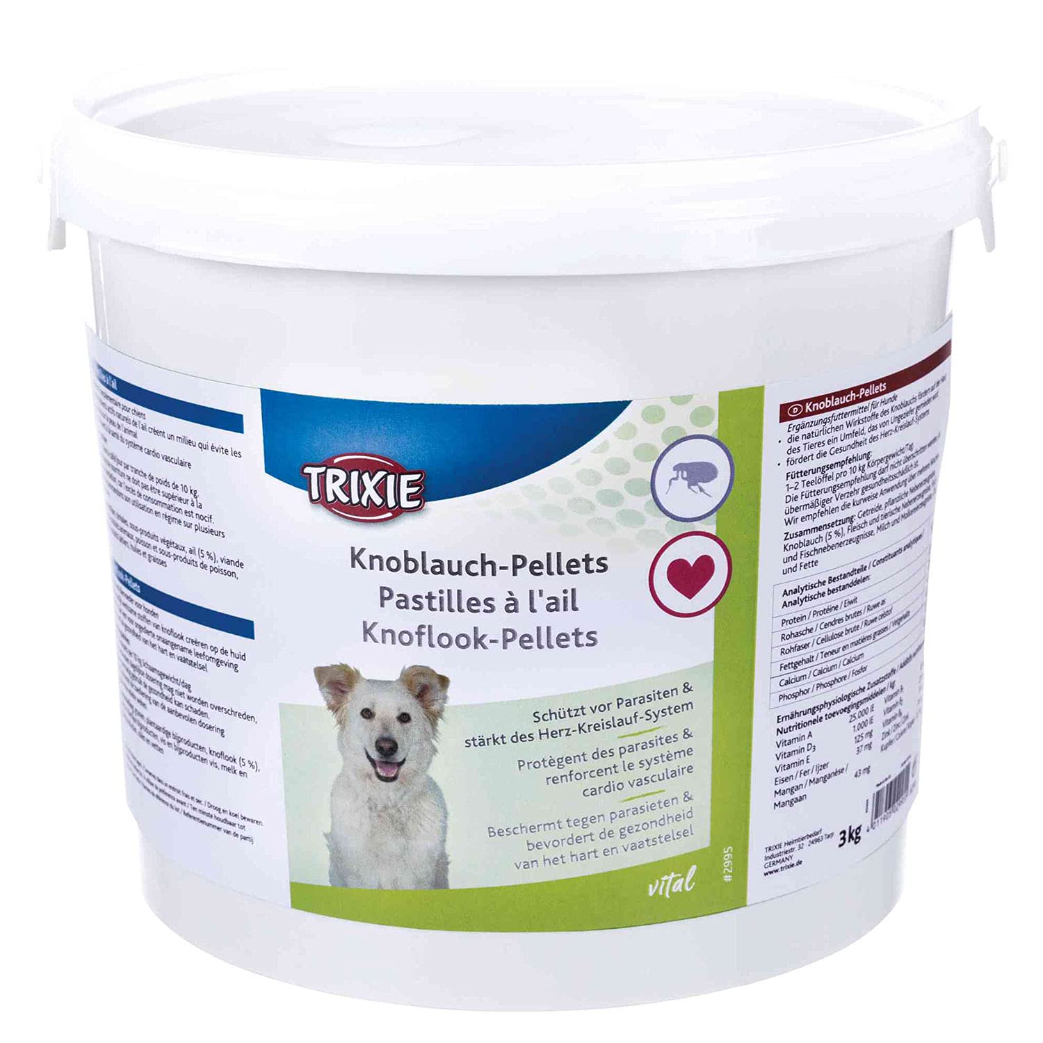 Trixie 2995 - Ķiploku granulas suņiem ar B vitamīniem asins attīrīšanai 2,8 kg