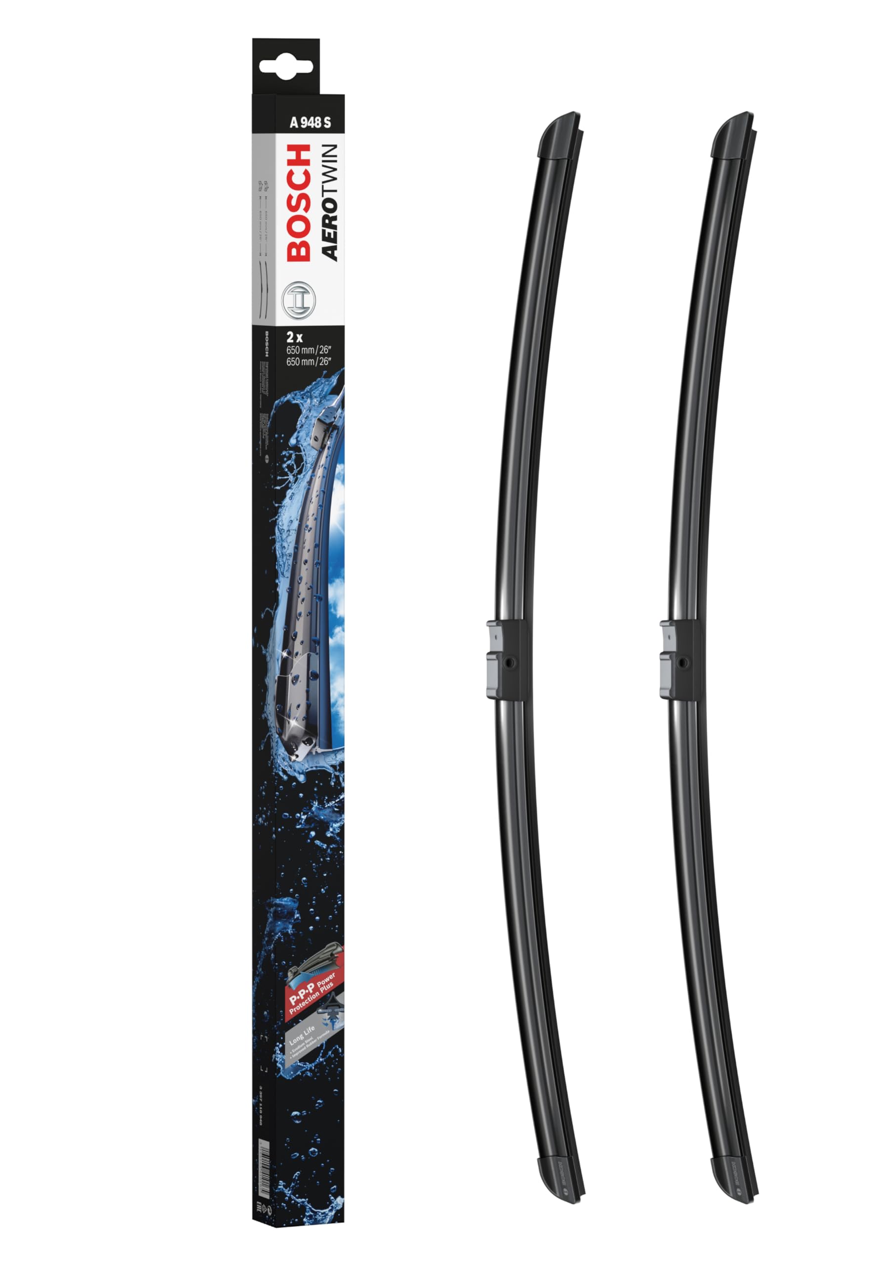 Bosch Aerotwin A948S - priekšējo vējstikla slotiņu komplekts, 650mm, 2 Gabali