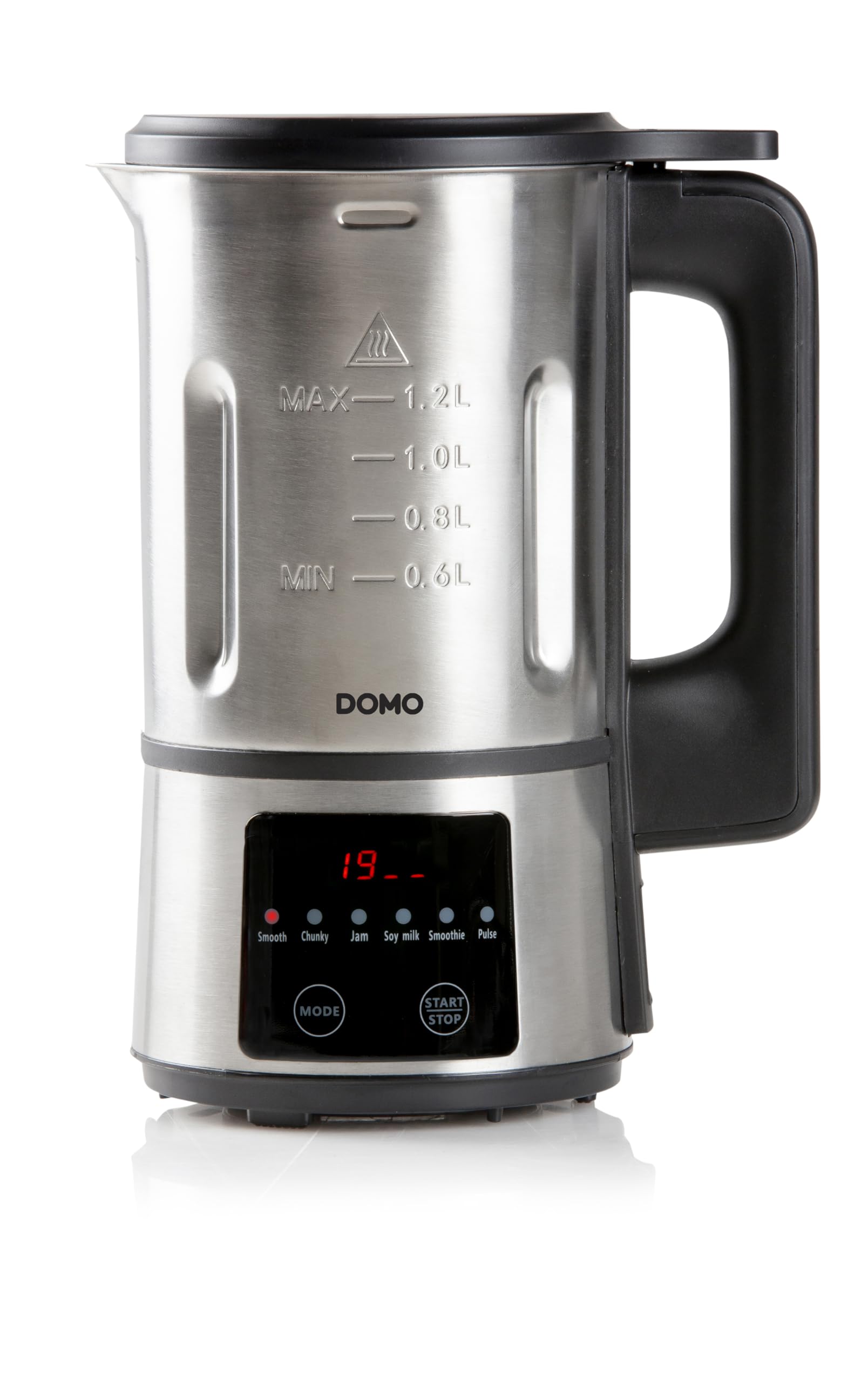 DOMO DO727BL - Zupas gatavotājs ar 6 programmām un blenderi, 1,2 L, nerūsējošs tērauds