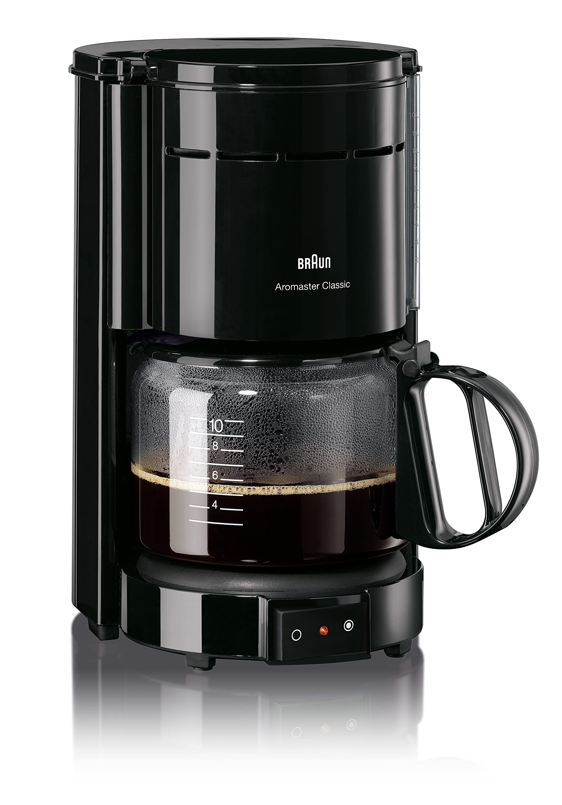 Braun KF 47 BK - Piliena kafijas automāts ar stikla kannu un OptiBrew sistēmu