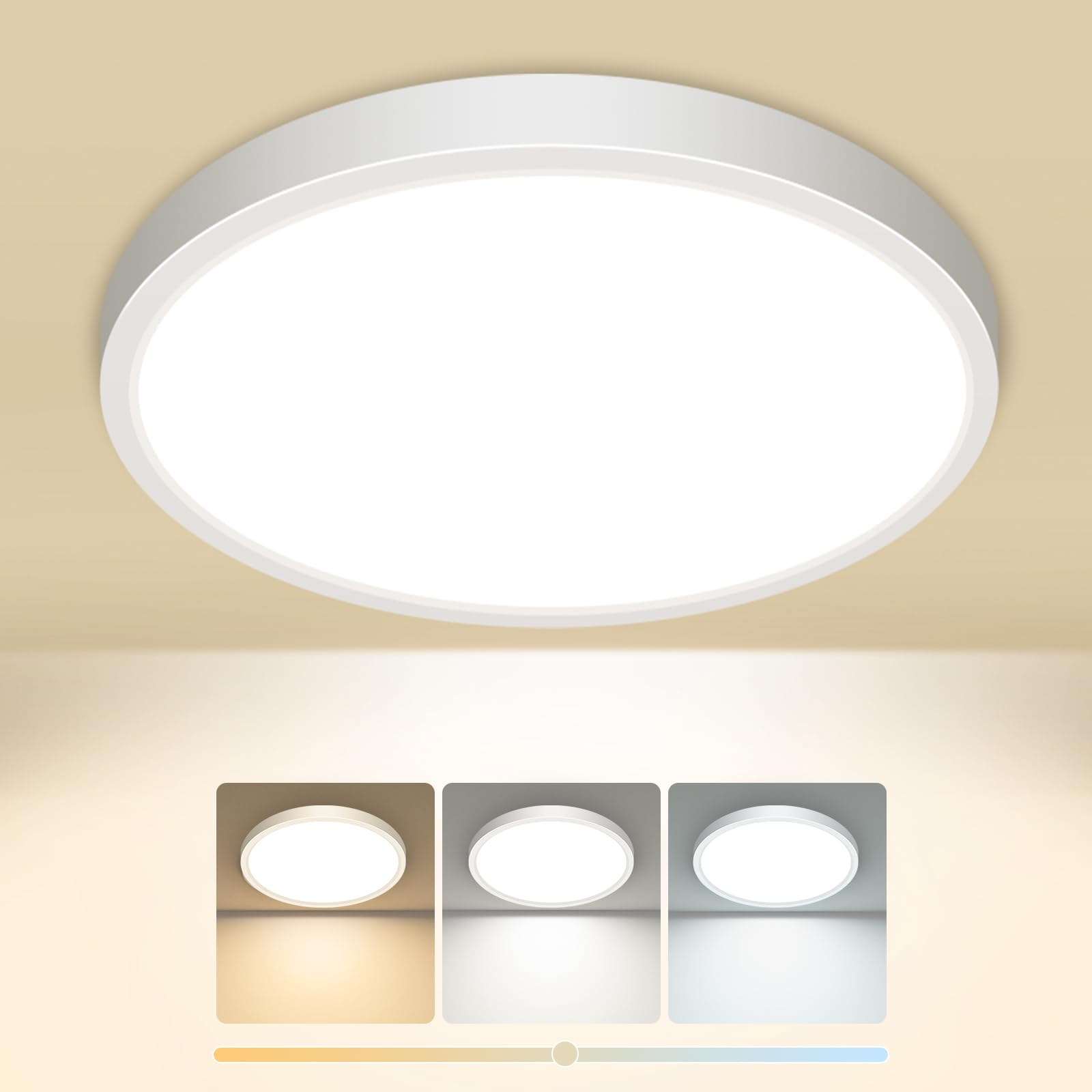Slochi CLS15 - LED griestu lampa, 3 krāsu režīmi, 1500 lm