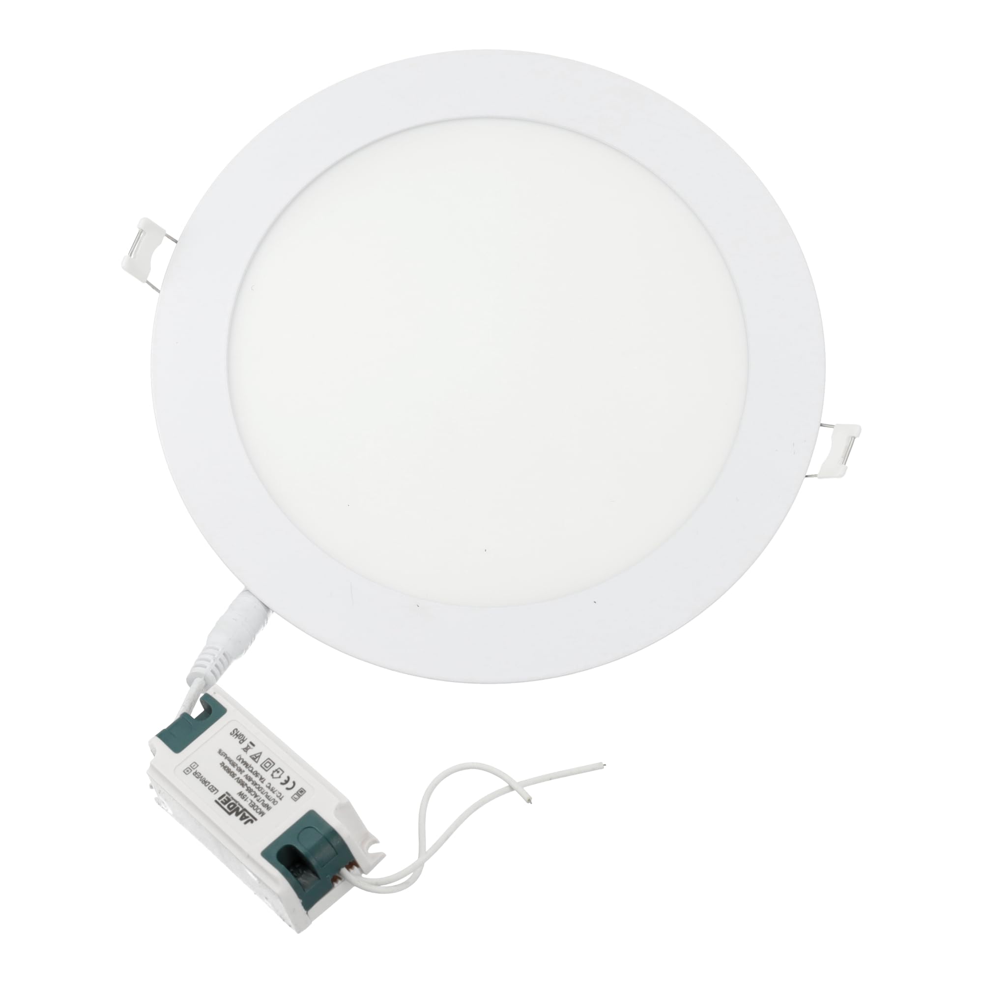 JANDEI JND-7864N - LED iebūvējams gaismeklis, 15W, 1200 Lm, apaļš, 4200K, 17mm dziļums