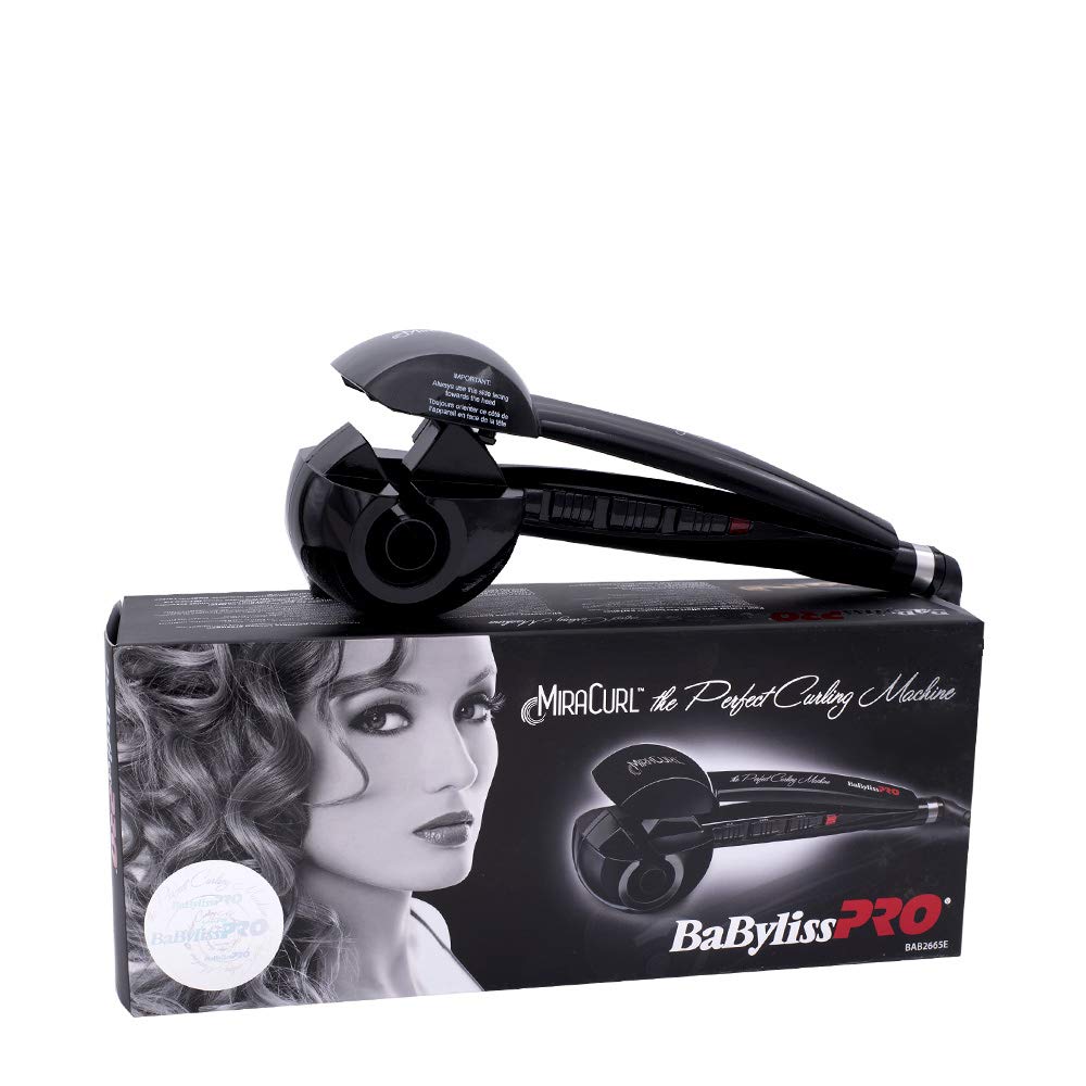 BaByliss BAB2665E - Automātiskais keramikas matu lokotājs ar regulējamu temperatūru, melns