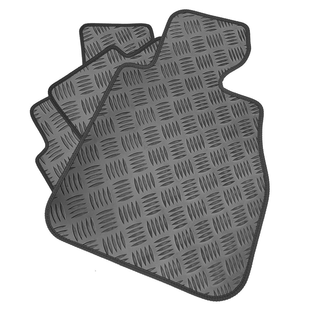 Covprotec AG1342-06BLK-01BLKN - gumijas paklājiņu komplekts, Audi A2 (1999–2006)